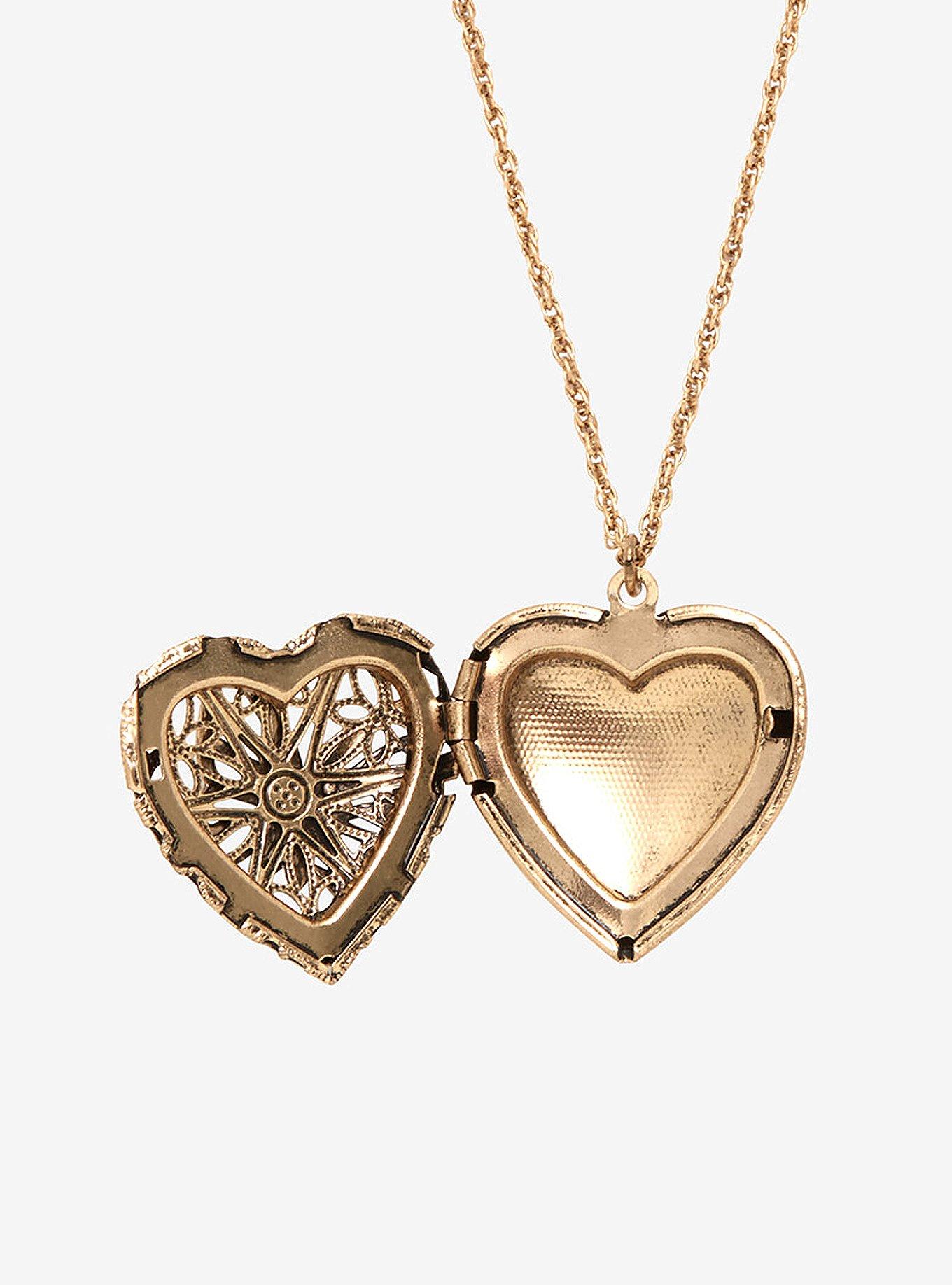 Life Is Strange Butterfly Heart Locket Necklace, , alternate