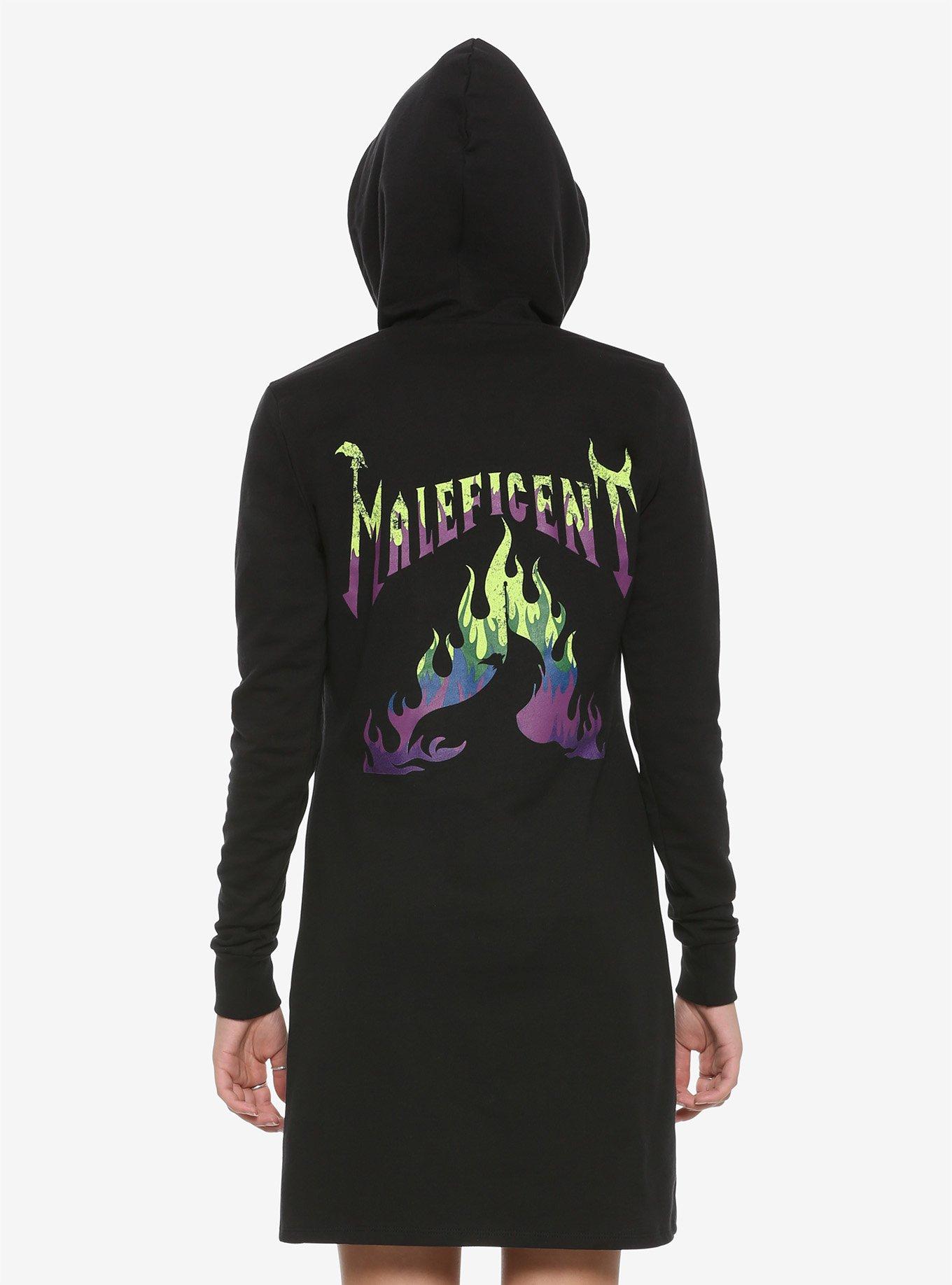 Disney Sleeping Beauty Maleficent Hoodie Dress, , alternate