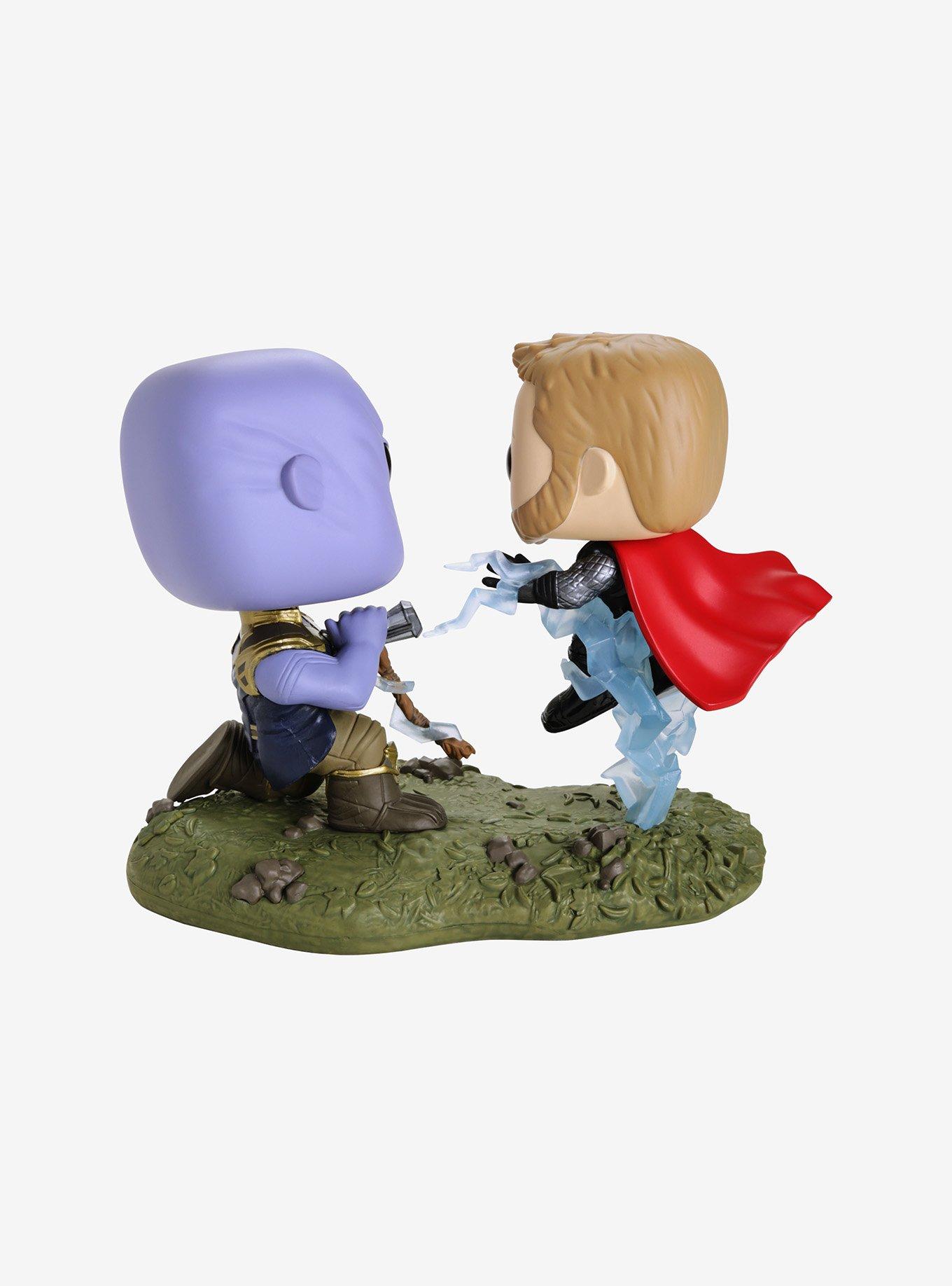 Funko Marvel Avengers: Infinity War Pop! Movie Moments Thor Vs. Thanos Vinyl Bobble-Head Set, , alternate