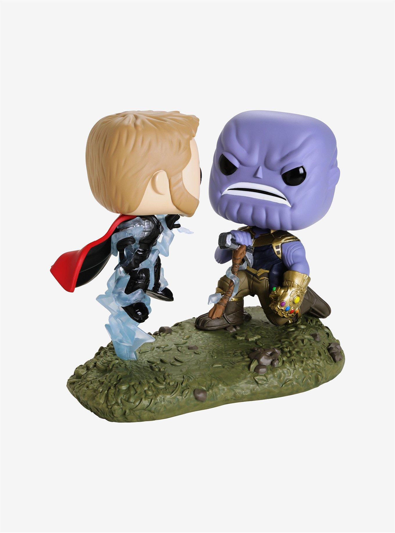 Funko Marvel Avengers: Infinity War Pop! Movie Moments Thor Vs. Thanos Vinyl Bobble-Head Set, , alternate