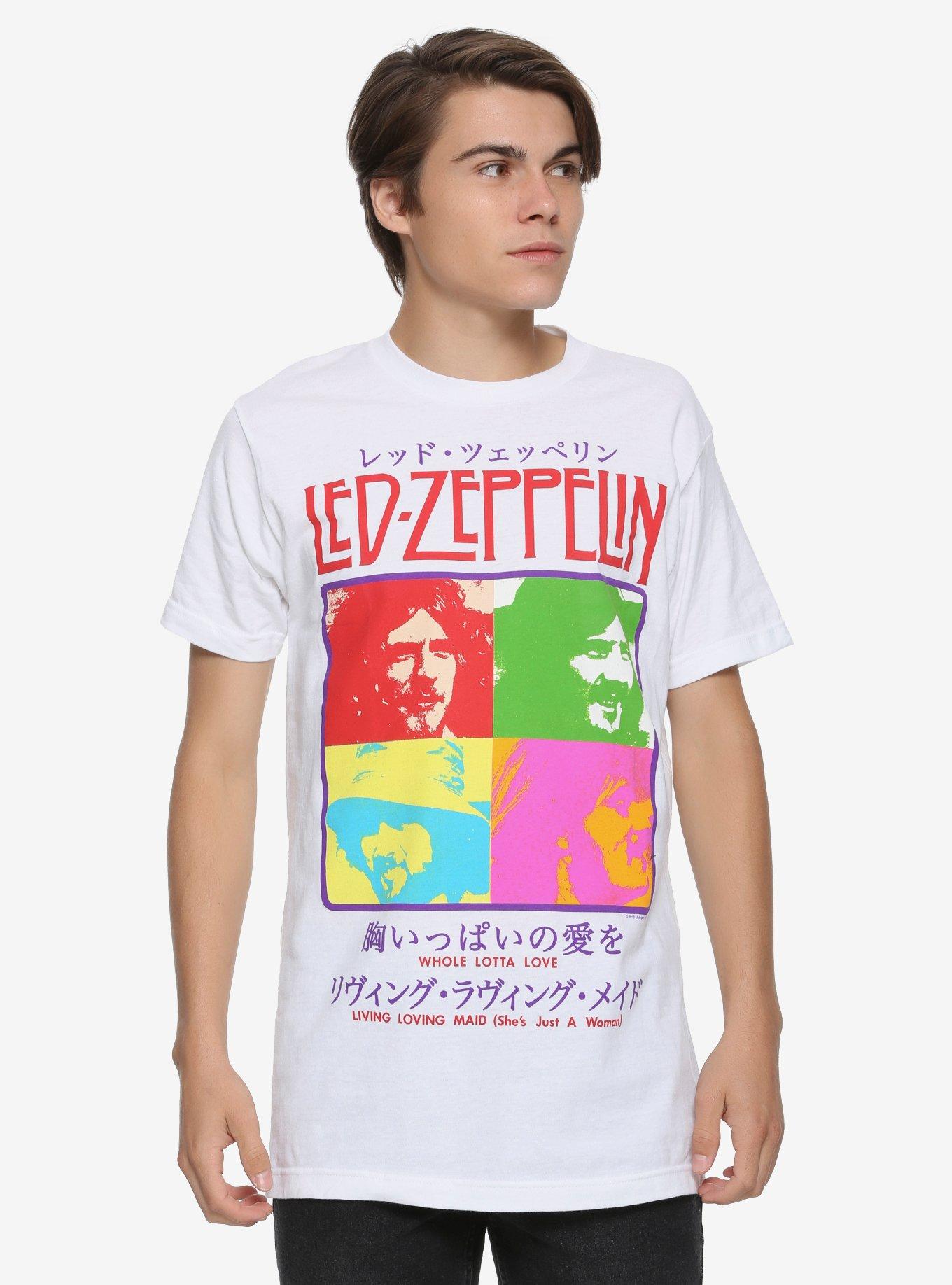 Led Zeppelin Whole Lotta Love T-Shirt, WHITE, alternate