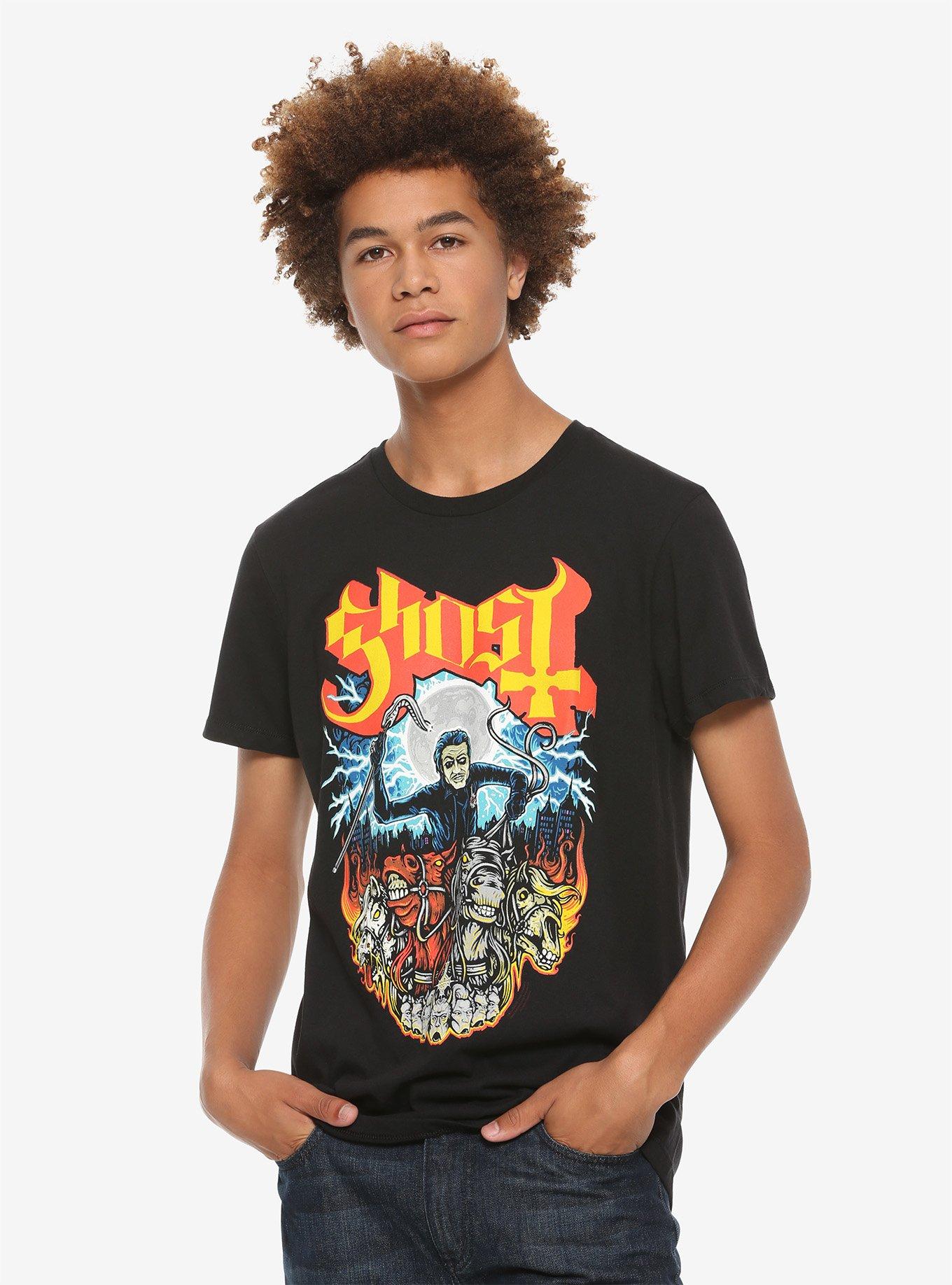 Ghost Four Horsemen T-Shirt, BLACK, alternate