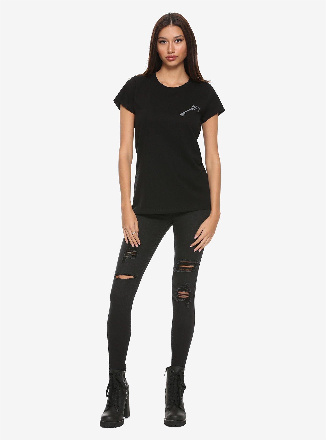 Disney Kingdom Hearts Xion Girls T-Shirt, GREY, alternate