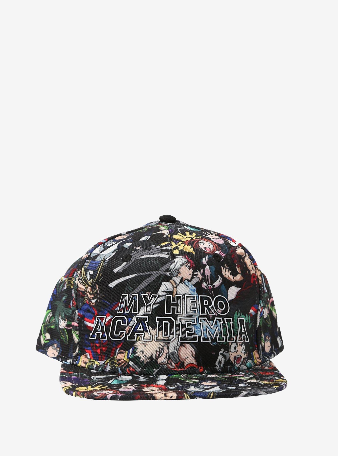 My Hero Academia All Over Heroes Print Snapback Hat, , alternate - view 2