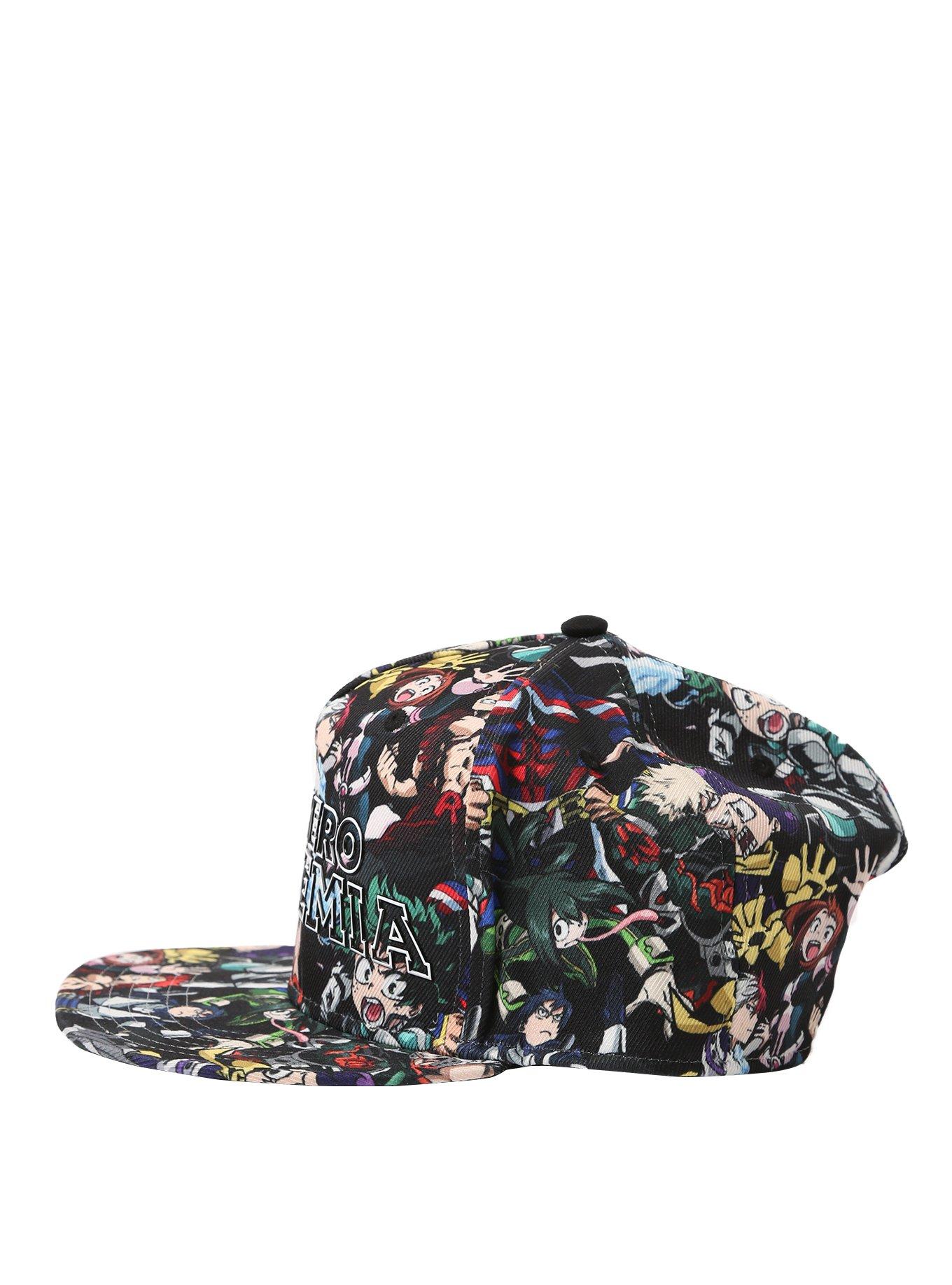 My Hero Academia All Over Heroes Print Snapback Hat, , alternate - view 3
