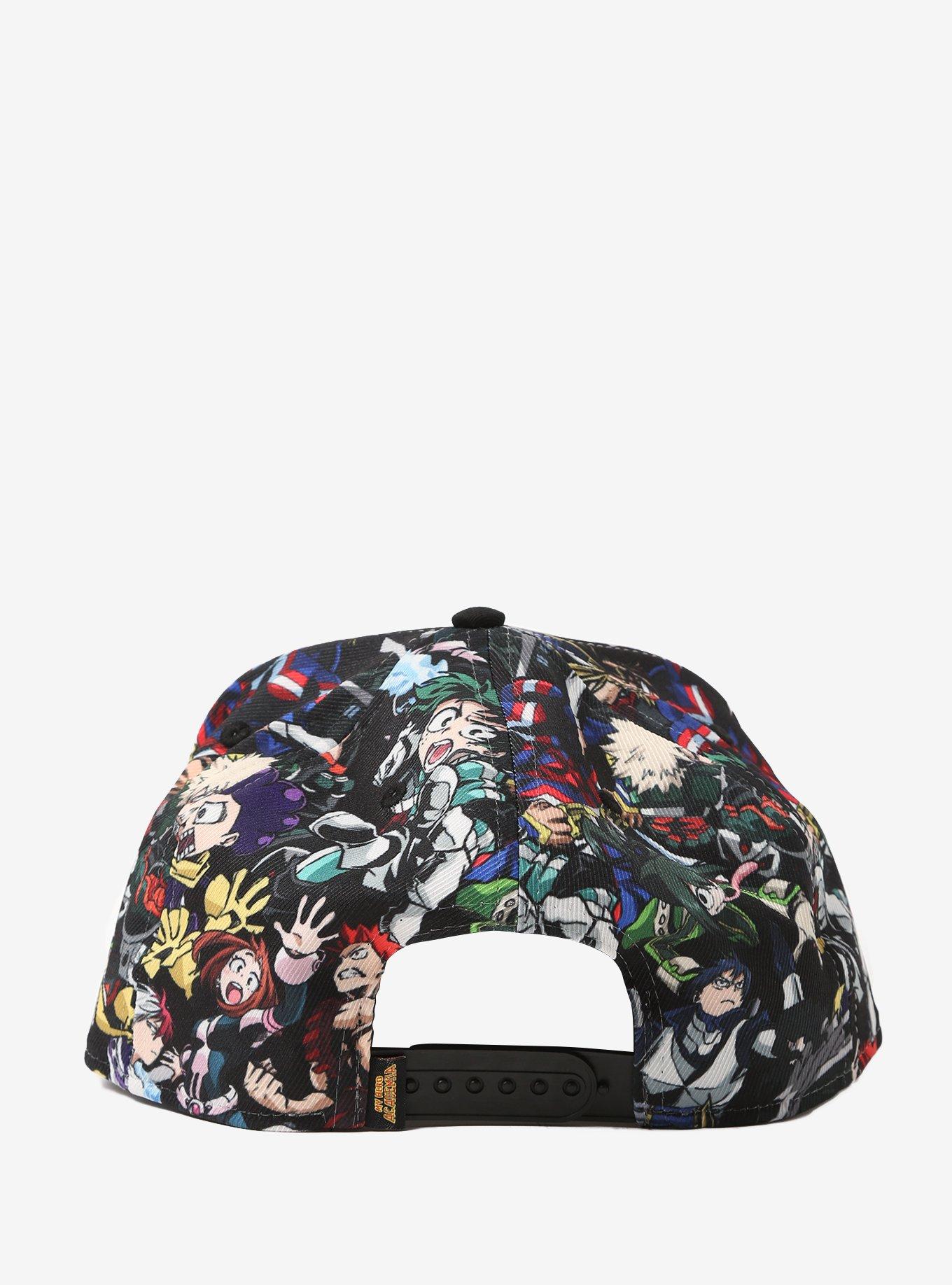 My Hero Academia All Over Heroes Print Snapback Hat, , alternate - view 4