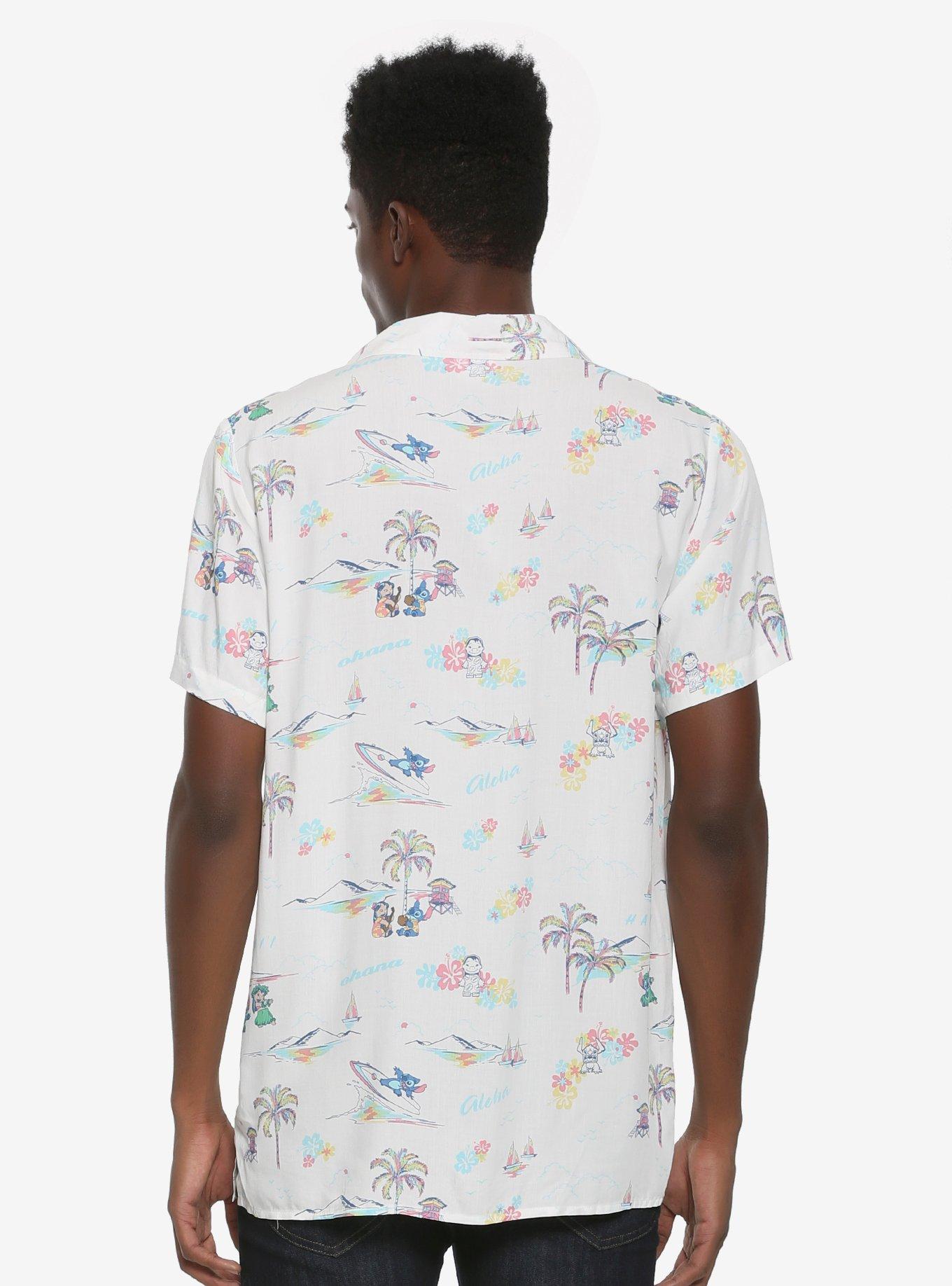 Disney Lilo & Stitch Tropical Woven Button-Up - BoxLunch Exclusive, , alternate