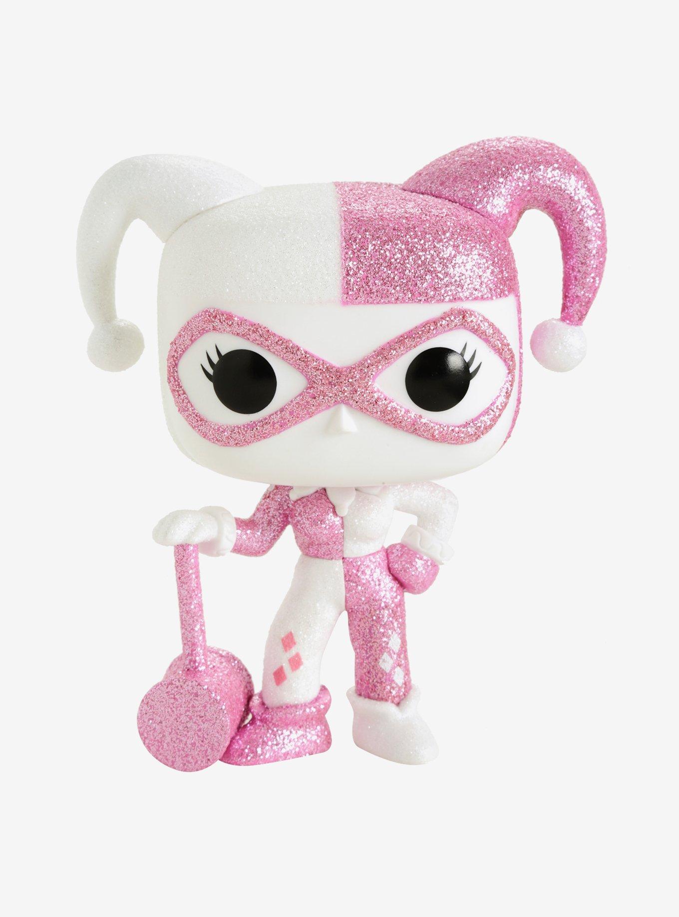 Funko DC Comics Diamond Collection Pop! Heroes Harley Quinn (Pink) Vinyl Figure Hot Topic Exclusive, , alternate