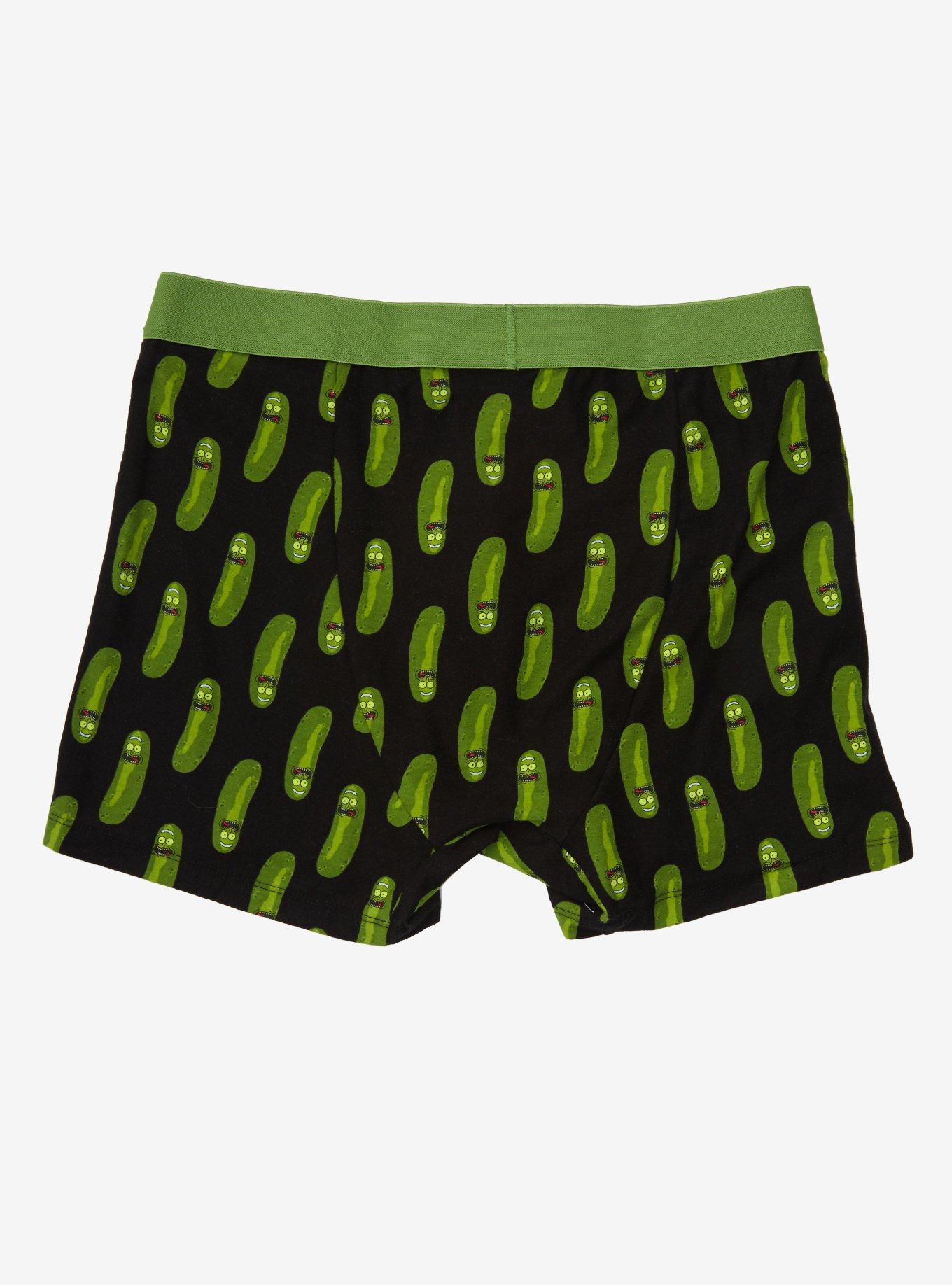 Rick And Morty Pickle Rick Boxer Briefs, , alternate