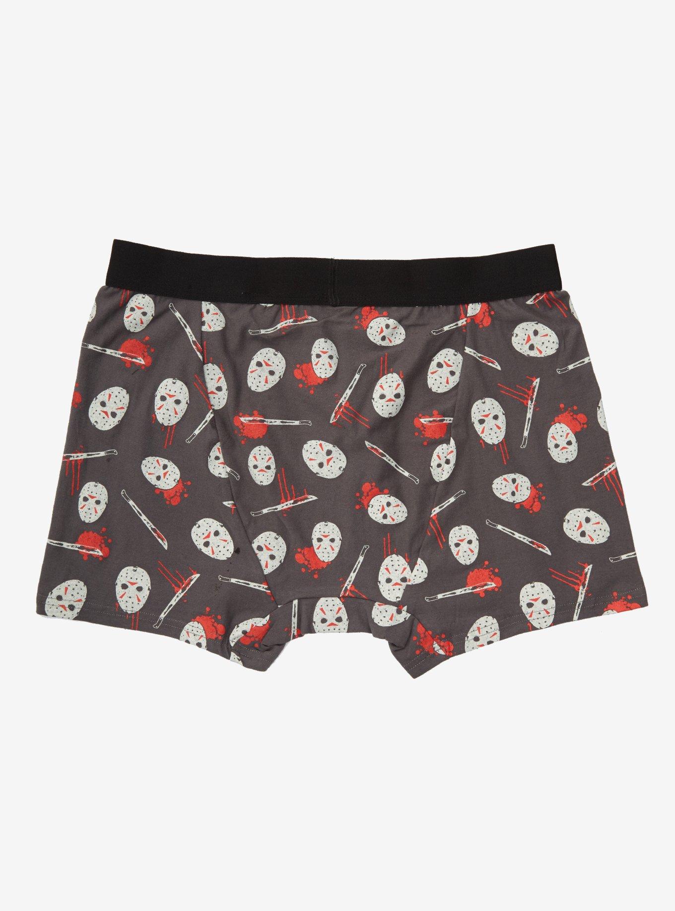 Friday The 13th Jason Machete Boxer Briefs, , alternate
