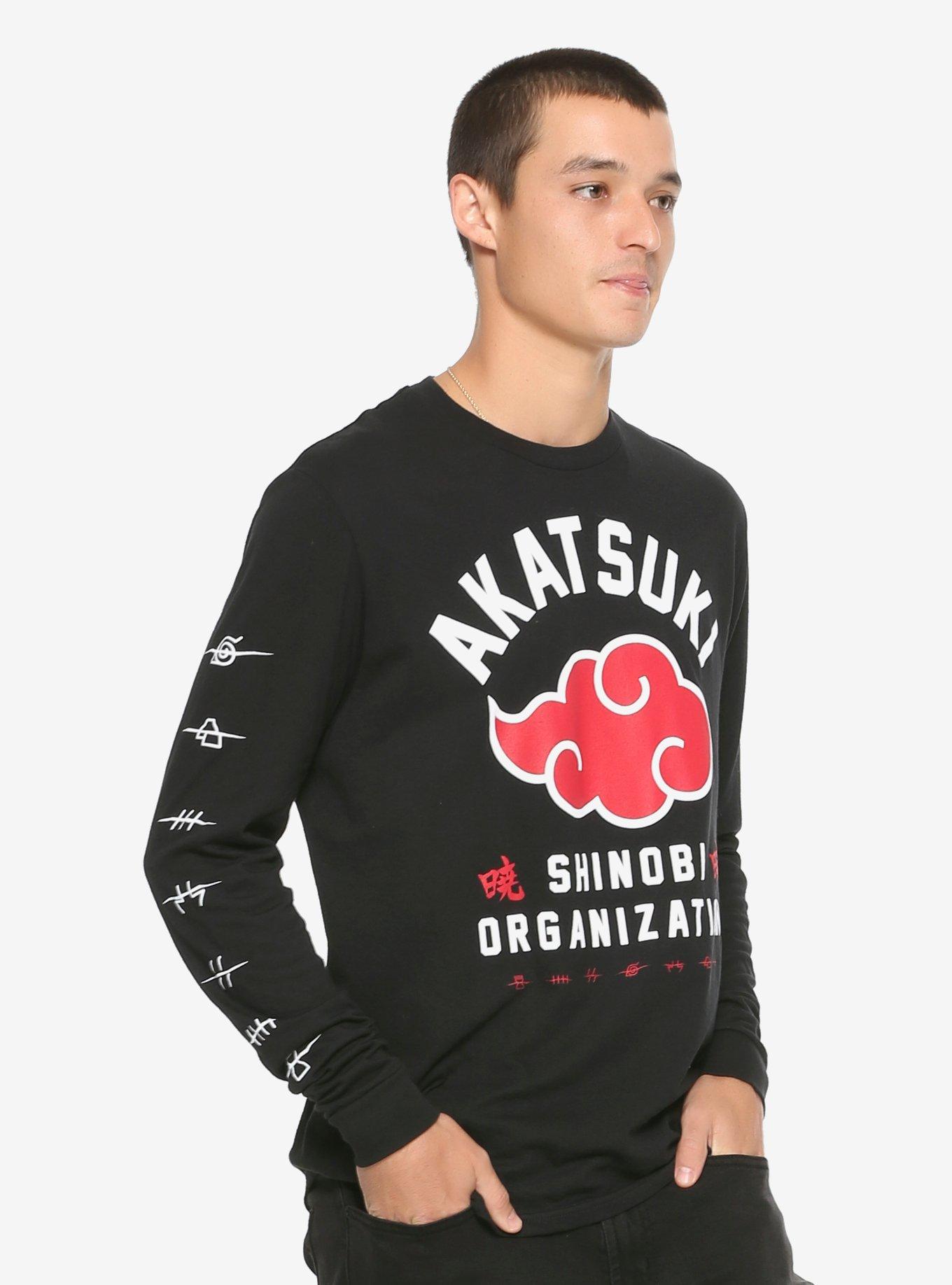 Naruto Akatsuki Shinobi Organization Long-Sleeve T-Shirt, , alternate