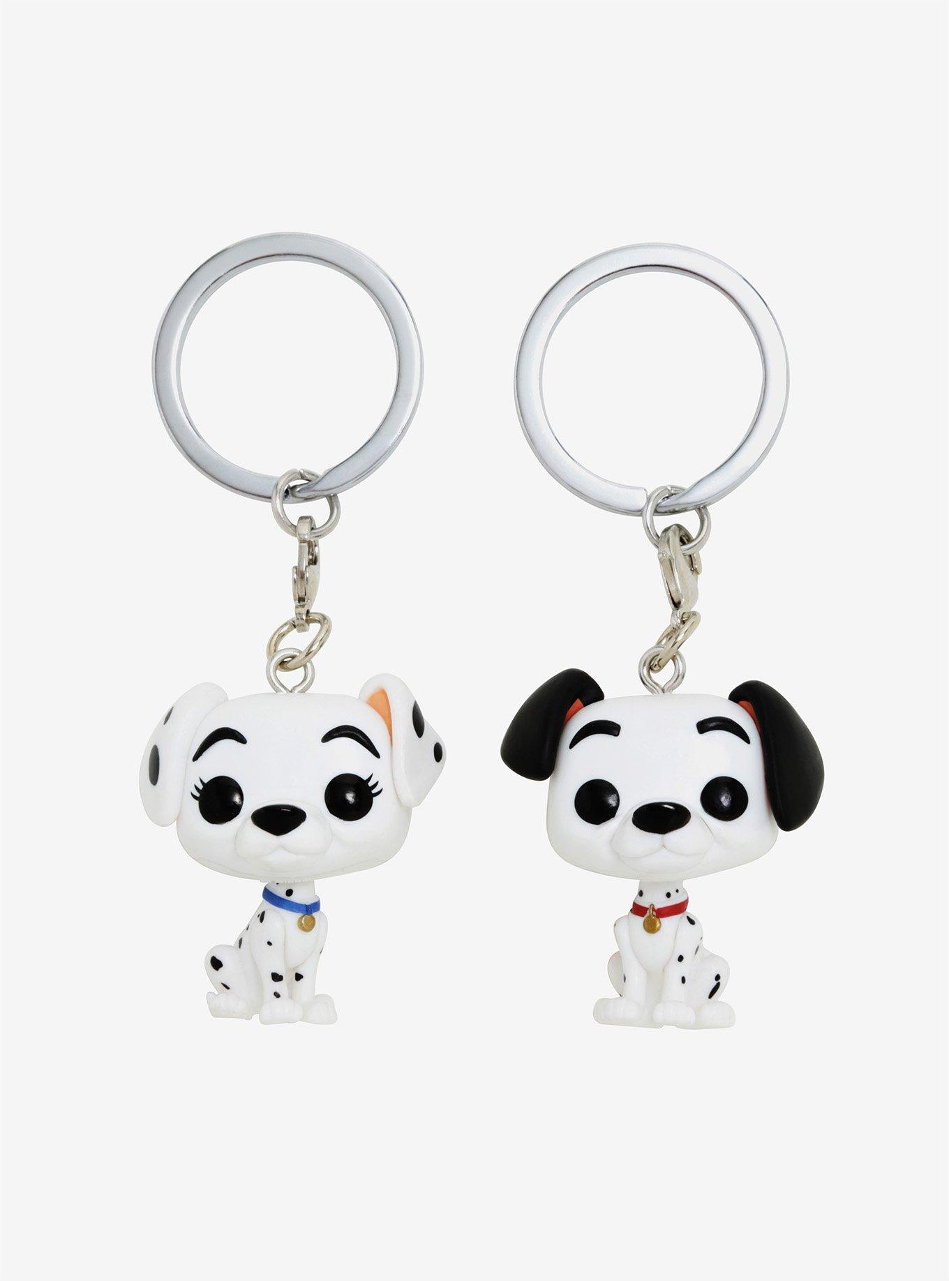 Funko Disney 101 Dalmatians Pocket Pop! Pongo & Perdita Vinyl Key Chain Set, , alternate