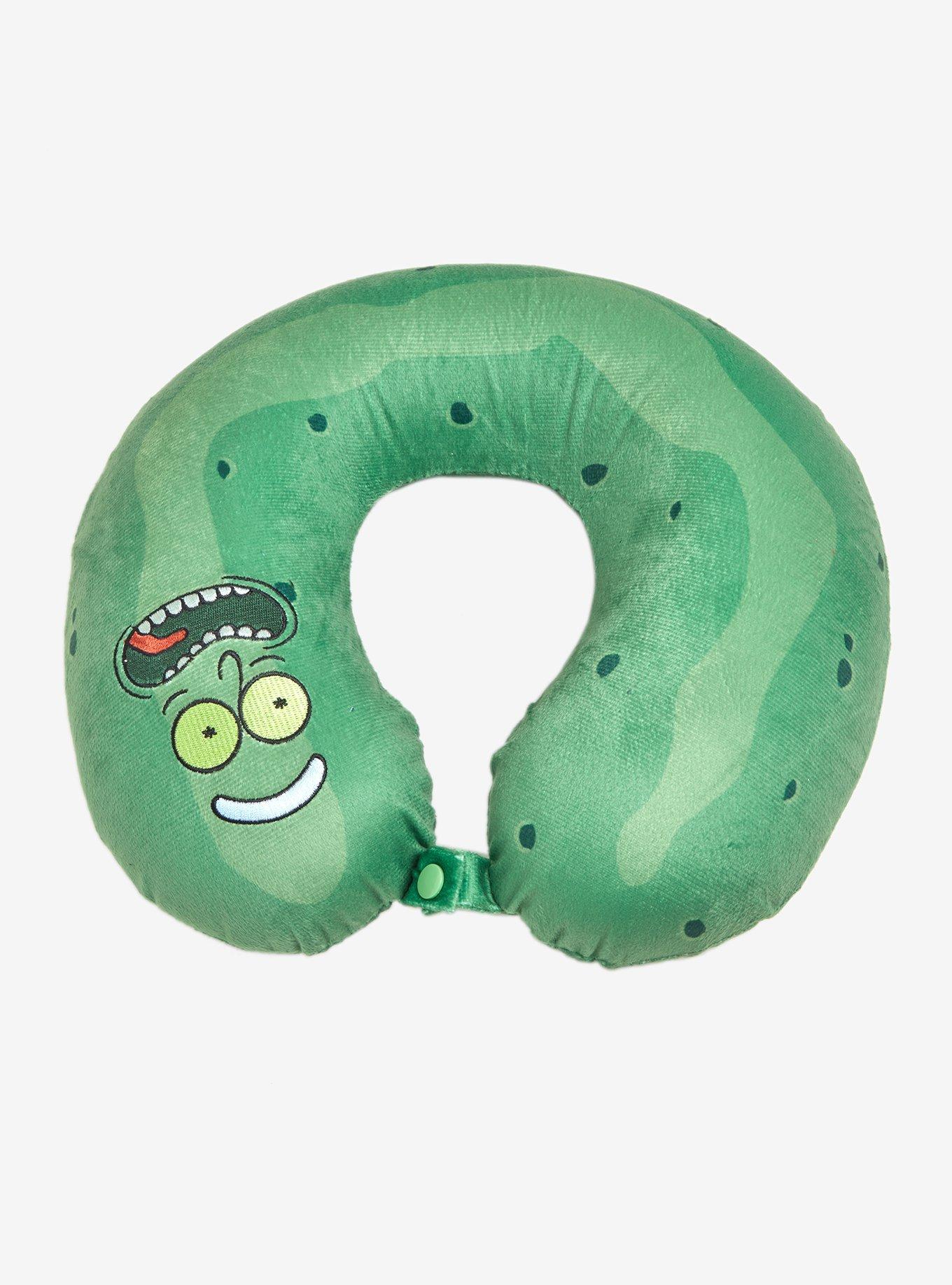 Rick And Morty Pickle Rick Travel Pillow, , alternate