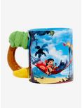 Disney Lilo & Stitch Hammock Figural Handle Mug, , alternate