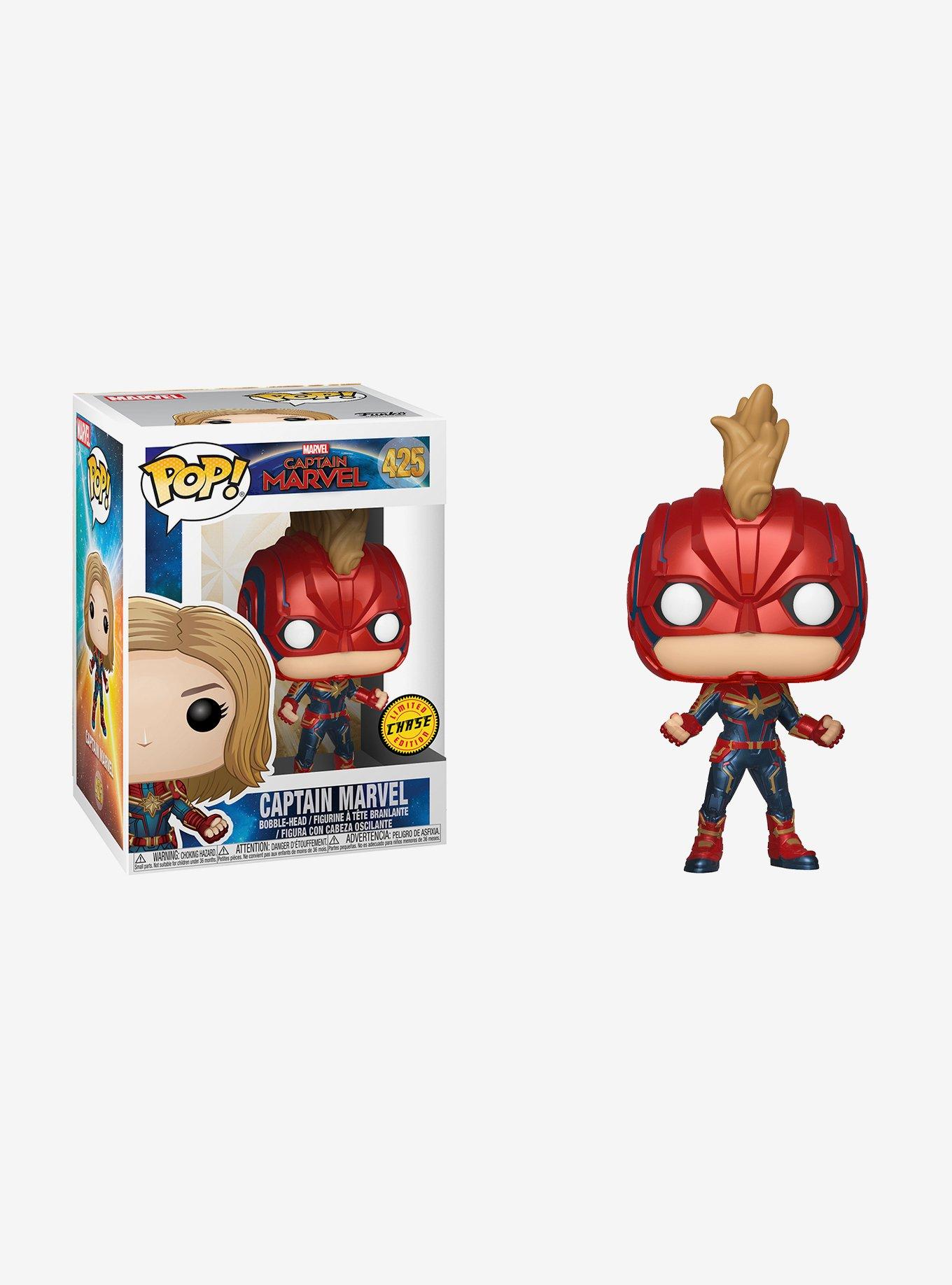 Funko Pop! Marvel Captain Marvel Captain Marvel Vinyl Bobble-Head, , alternate