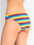 Rainbow Stripes Textured Swim Bottoms, RAINBOW, alternate