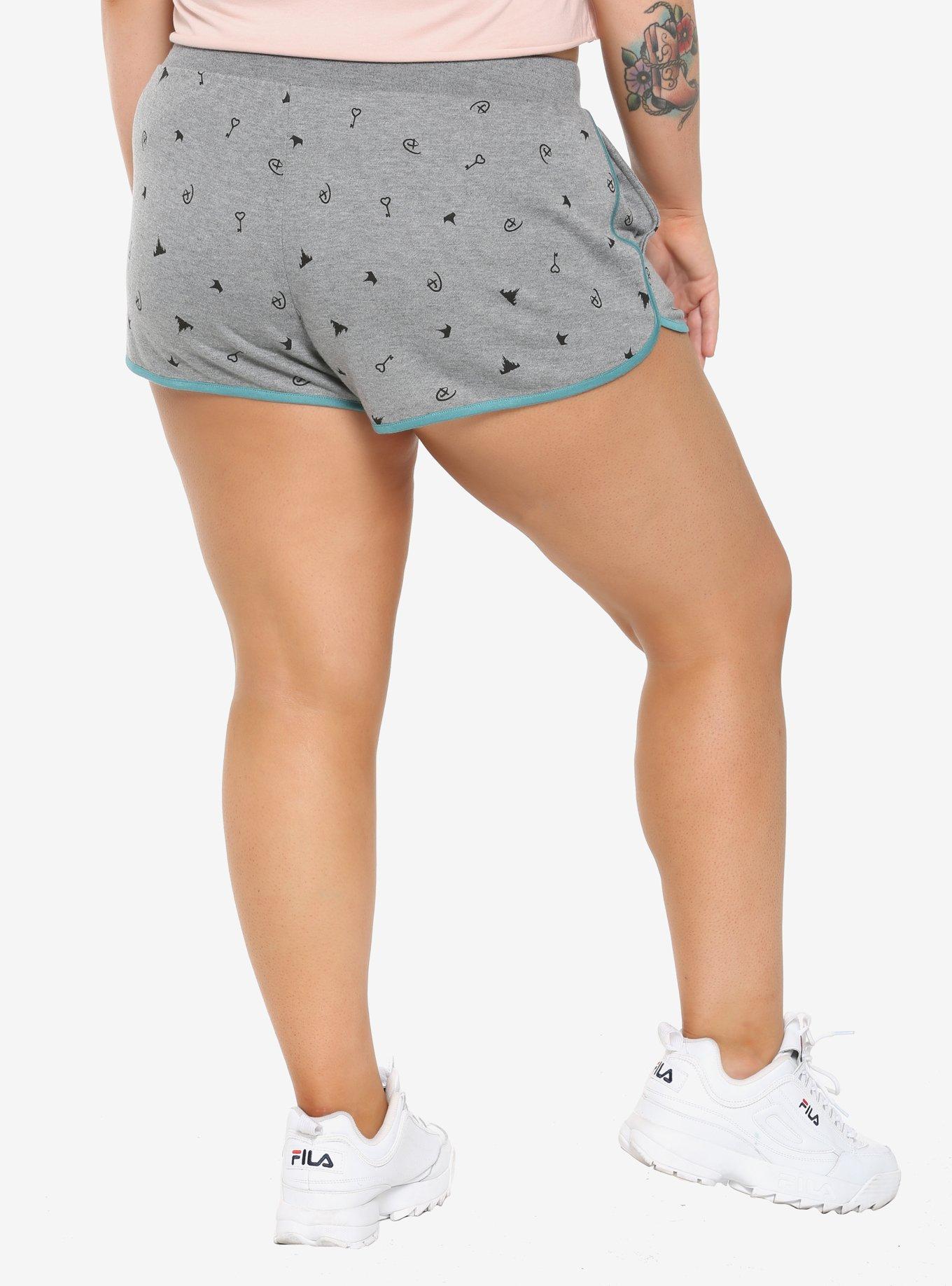 Destination Disney Icons Soft Shorts Plus Size, , alternate