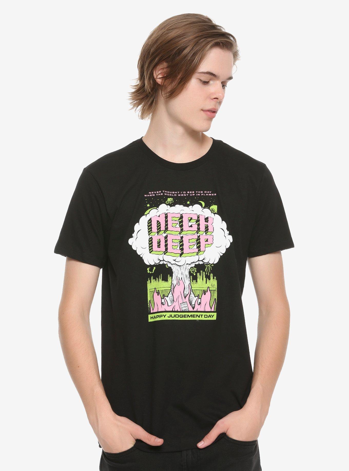 Neck Deep Happy Judgement Day Mushroom Cloud T-Shirt, , alternate