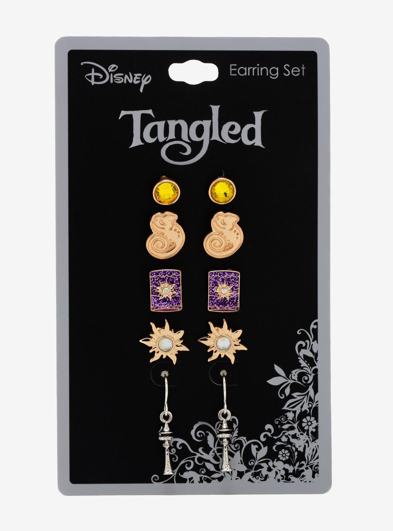 Disney Tangled Rapunzel Dangle Earring Set, , alternate