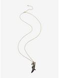 Black Onyx Snake Crystal Pendant Necklace, , alternate