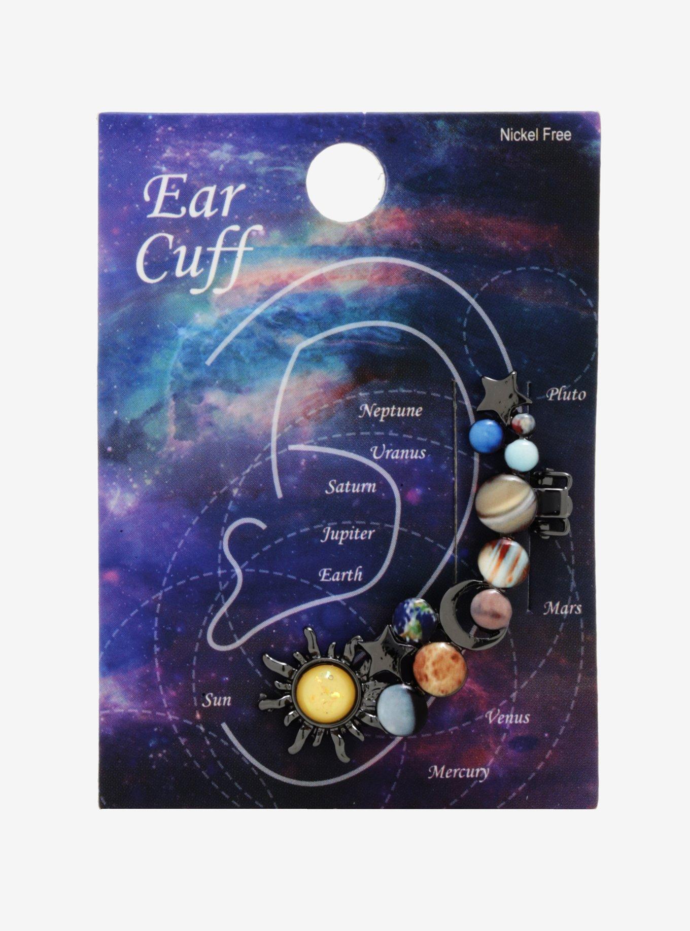 Planets Ear Cuff, , alternate