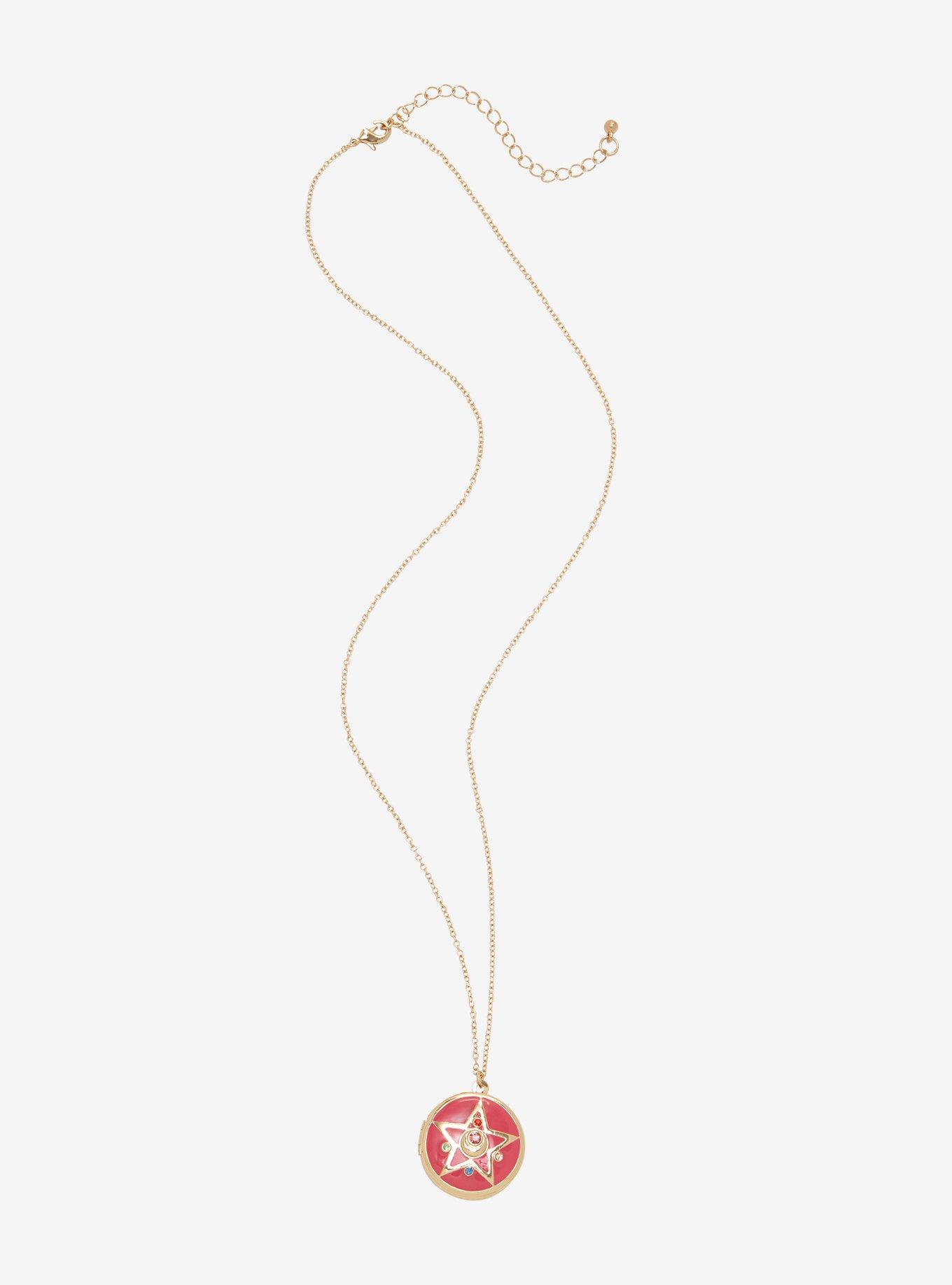 Sailor Moon Pink Star Locket Necklace, , alternate