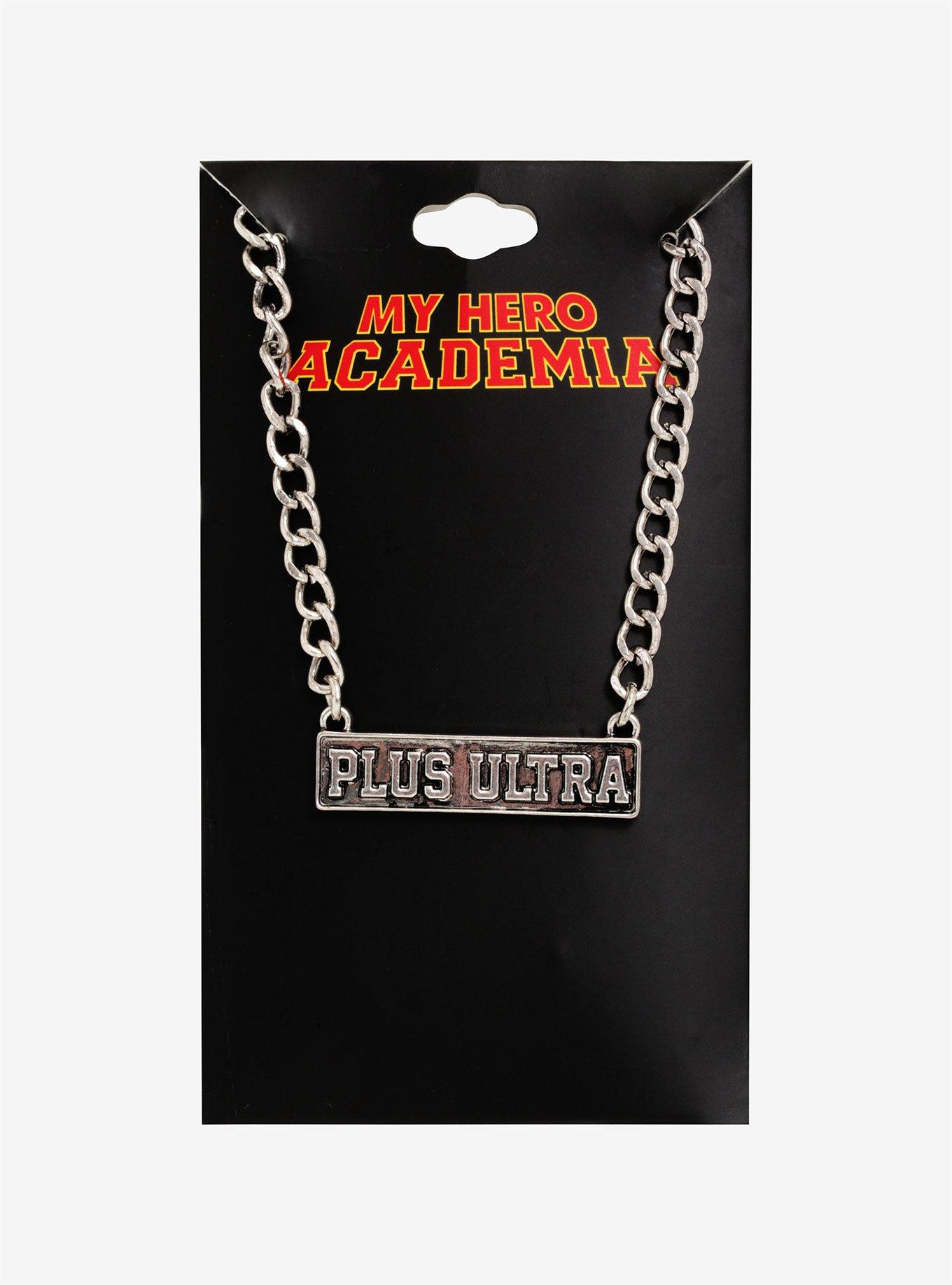 My Hero Academia Plus Ultra Nameplate Necklace, , alternate