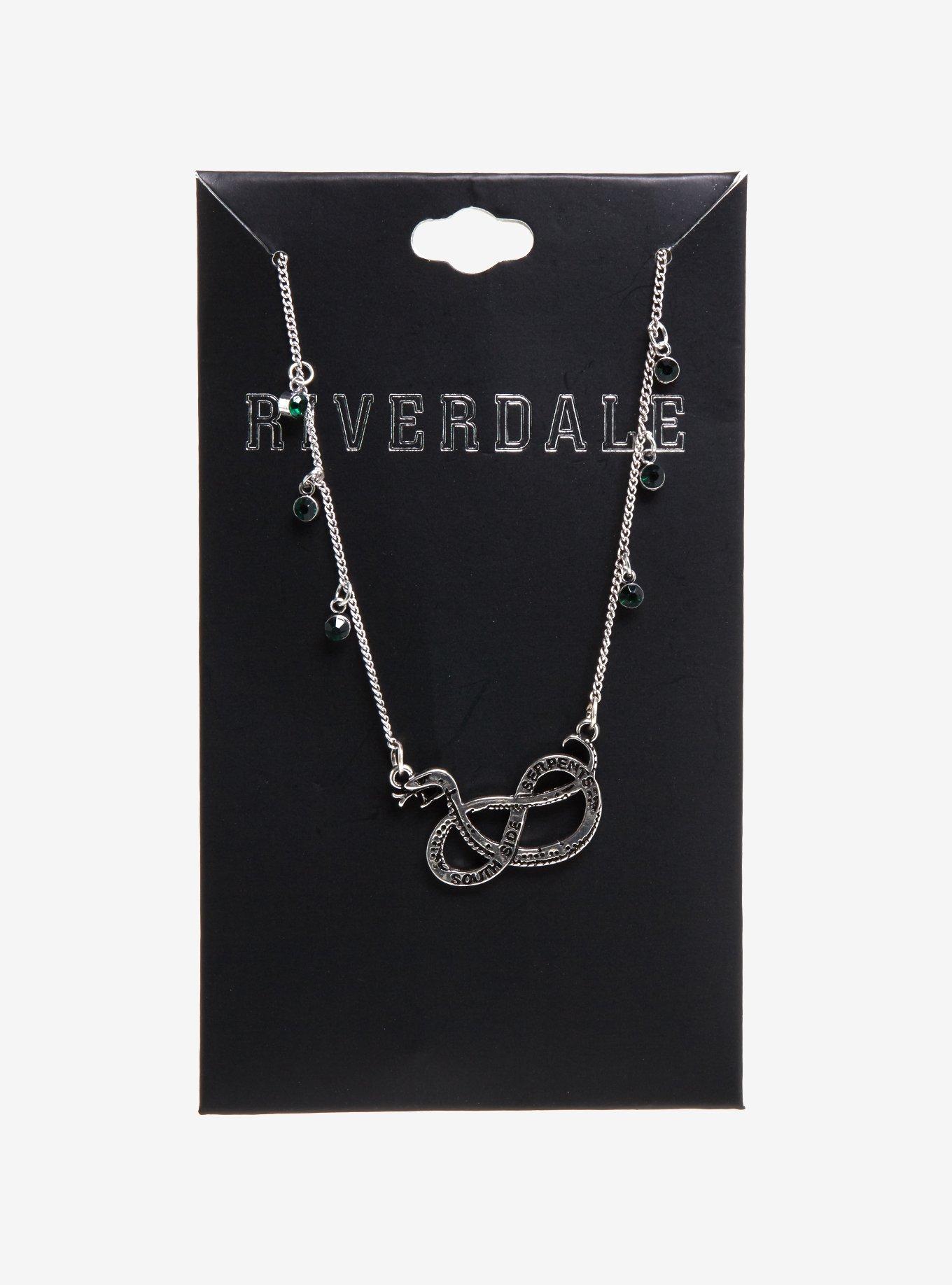 Riverdale Southside Serpents Snake Pendant Necklace, , alternate