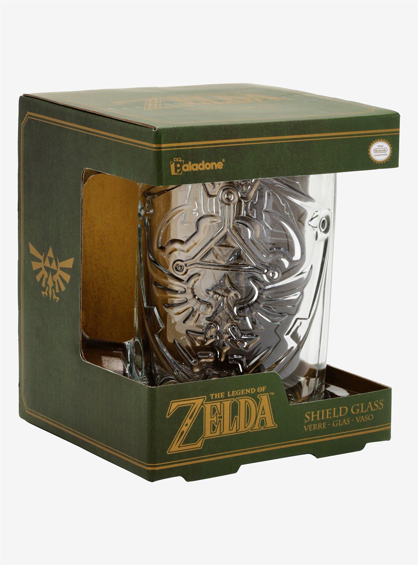 The Legend Of Zelda Shield Glass Stein, , alternate