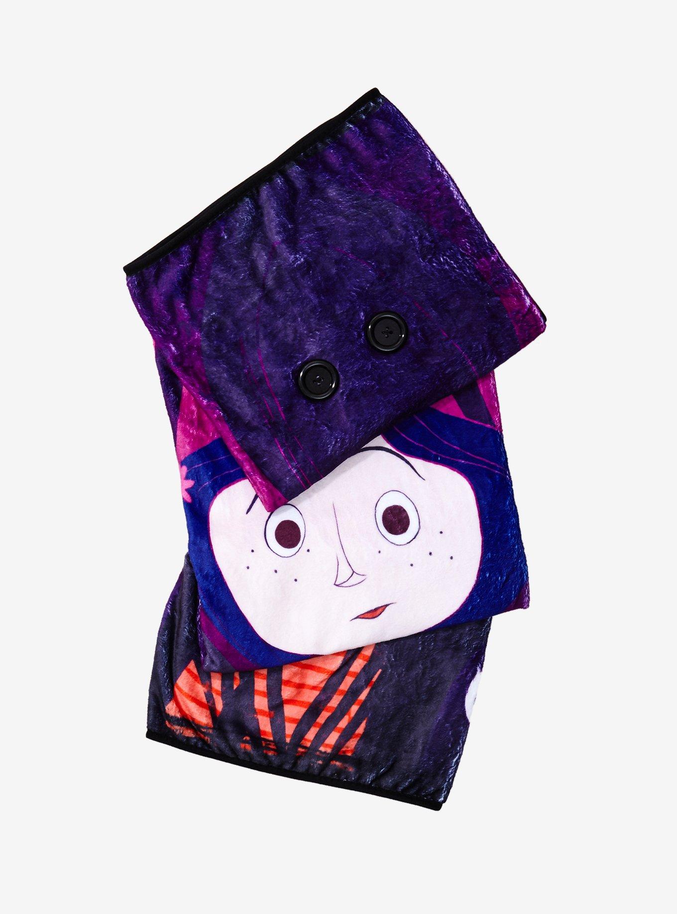 Coraline Throw Blanket - BoxLunch Exclusive, , alternate