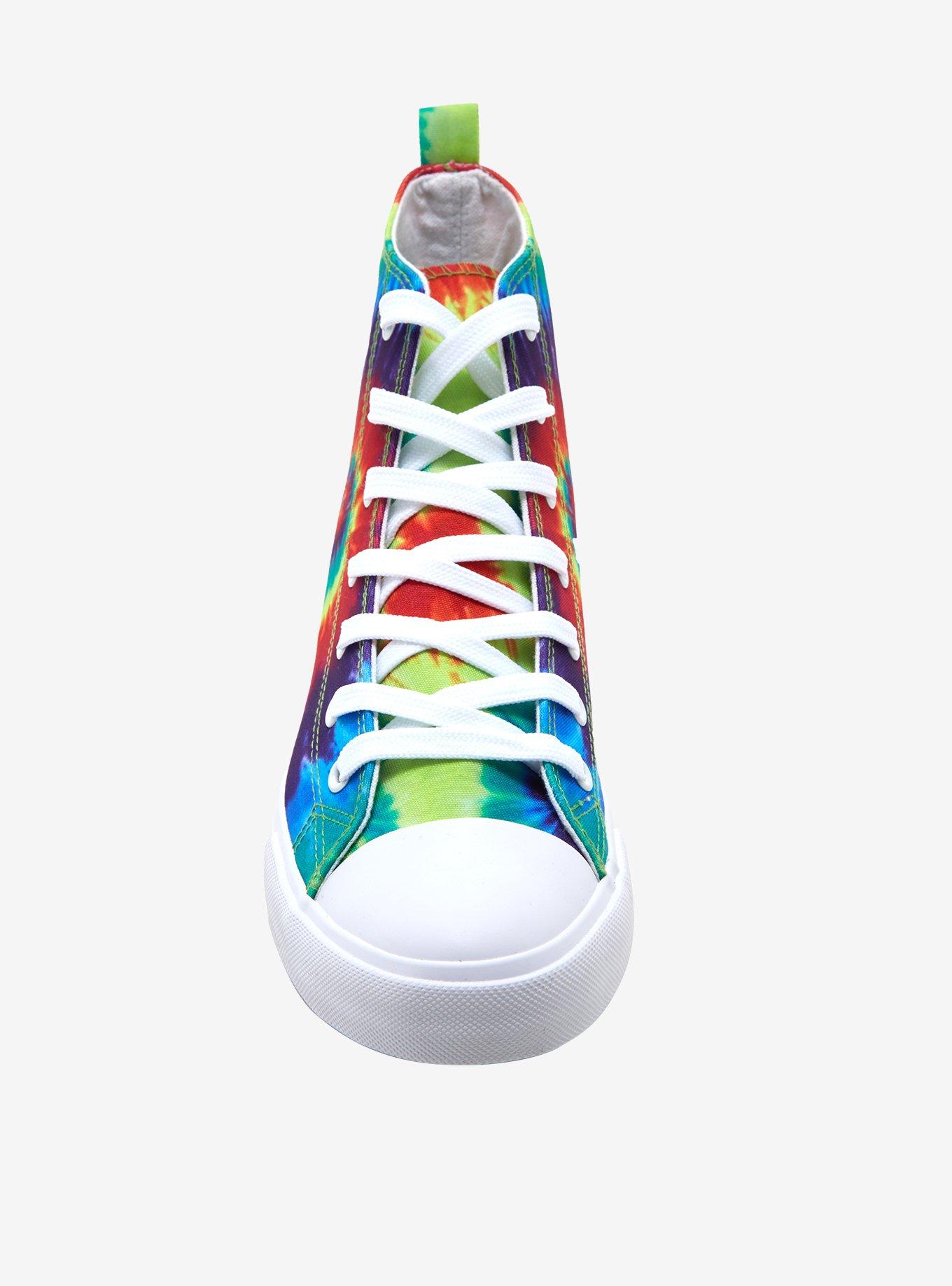 Disney Mickey Mouse Tie-Dye Hi-Top Sneakers, MULTI, alternate