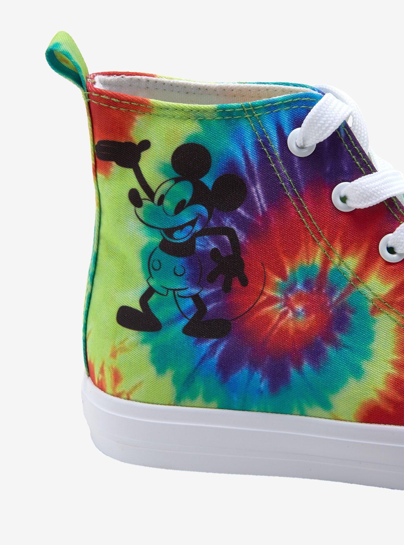 Disney Mickey Mouse Tie-Dye Hi-Top Sneakers, MULTI, alternate