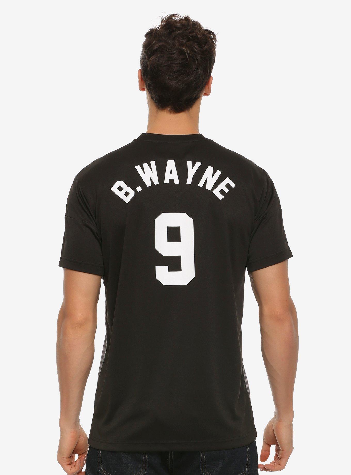 DC Comics Batman Wayne Industries Soccer Jersey - BoxLunch Exclusive, BLACK, alternate