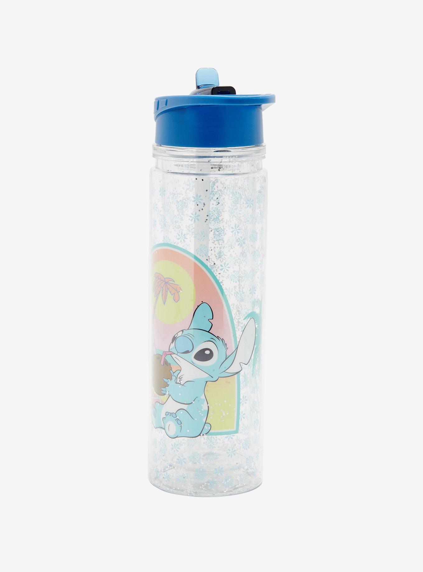 Disney Lilo & Stitch Coconut Beach Glitter Water Bottle, , alternate