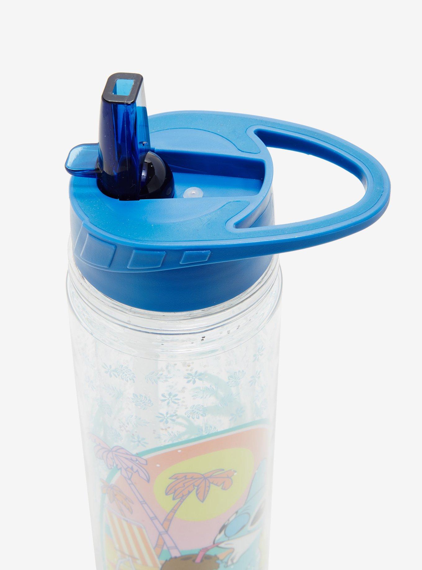 Disney Lilo & Stitch Coconut Beach Glitter Water Bottle, , alternate