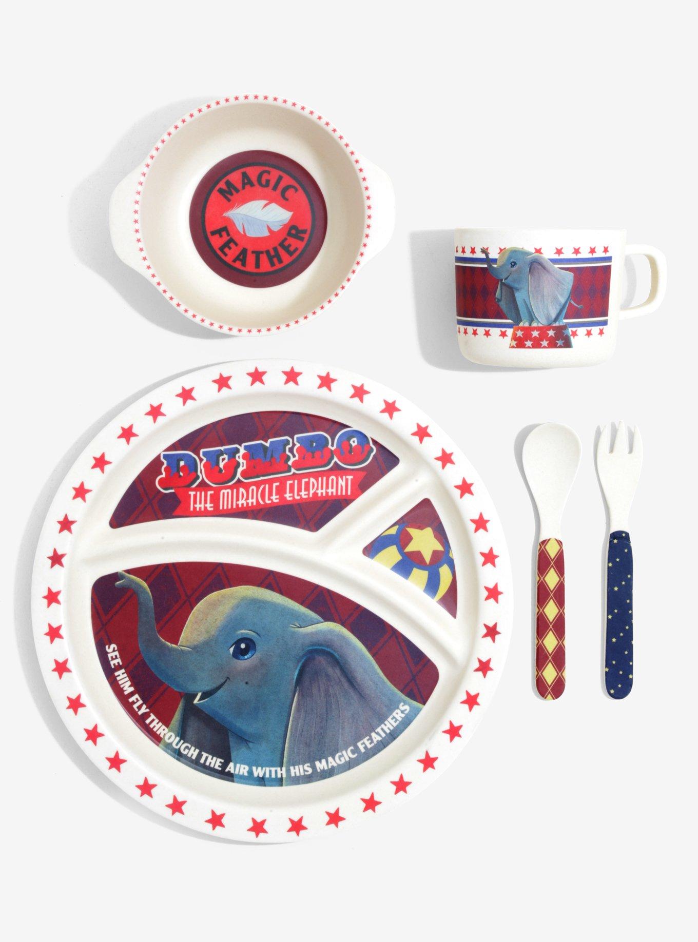 Disney Dumbo 5 Piece Bamboo Meal Set - BoxLunch Exclusive, , alternate