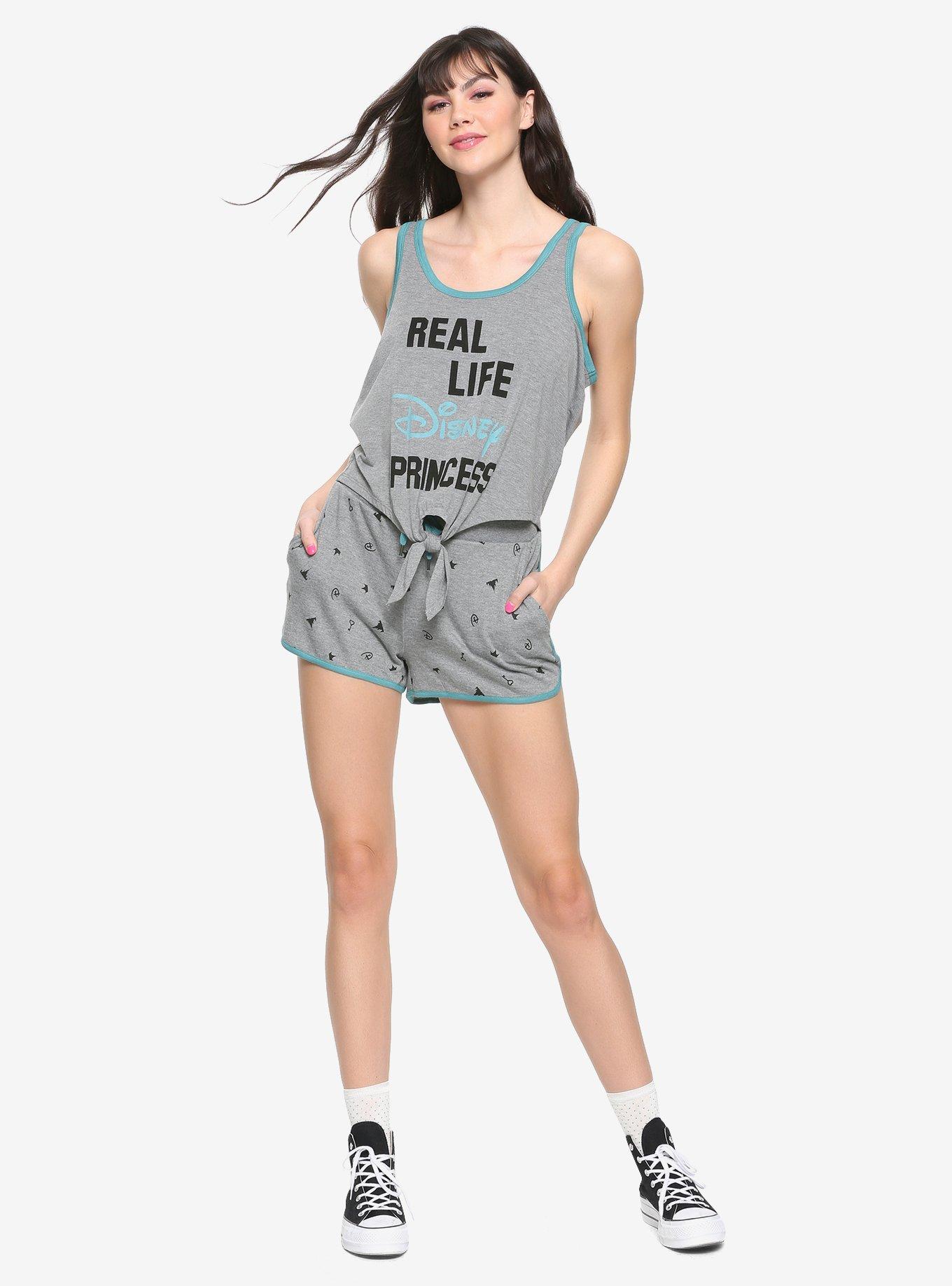 Her Universe Destination Disney Icons Girls Soft Shorts, GREY, alternate