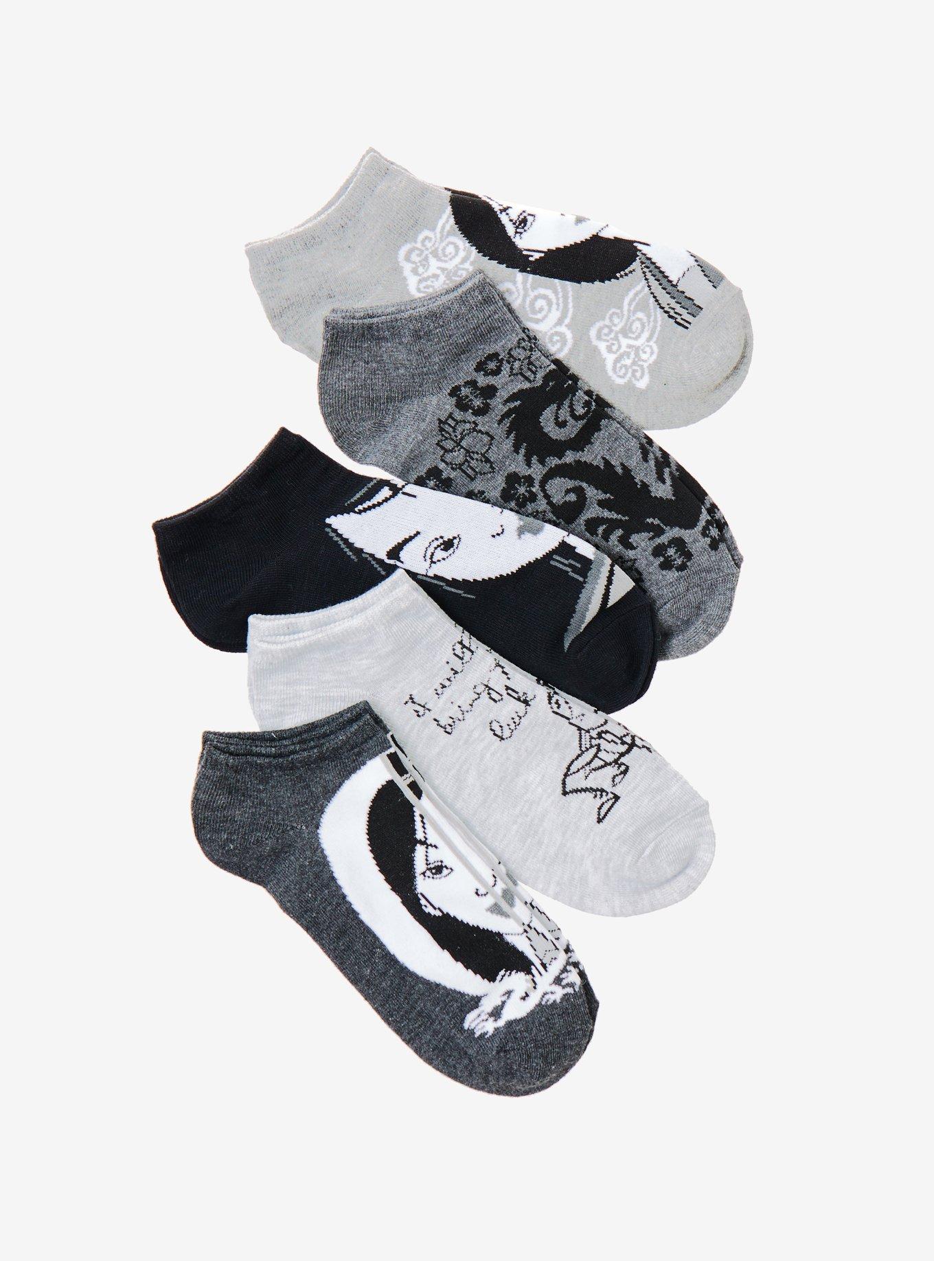 Disney Mulan No-Show Socks 5 Pair, , alternate