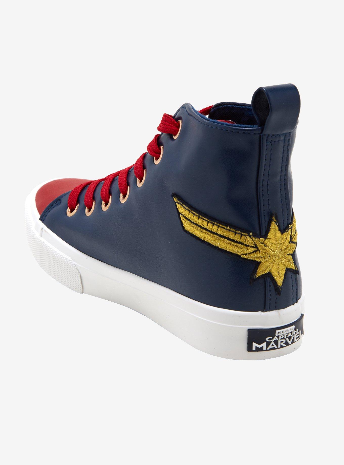 Marvel Captain Marvel Hi-Top Sneakers, MULTI, alternate