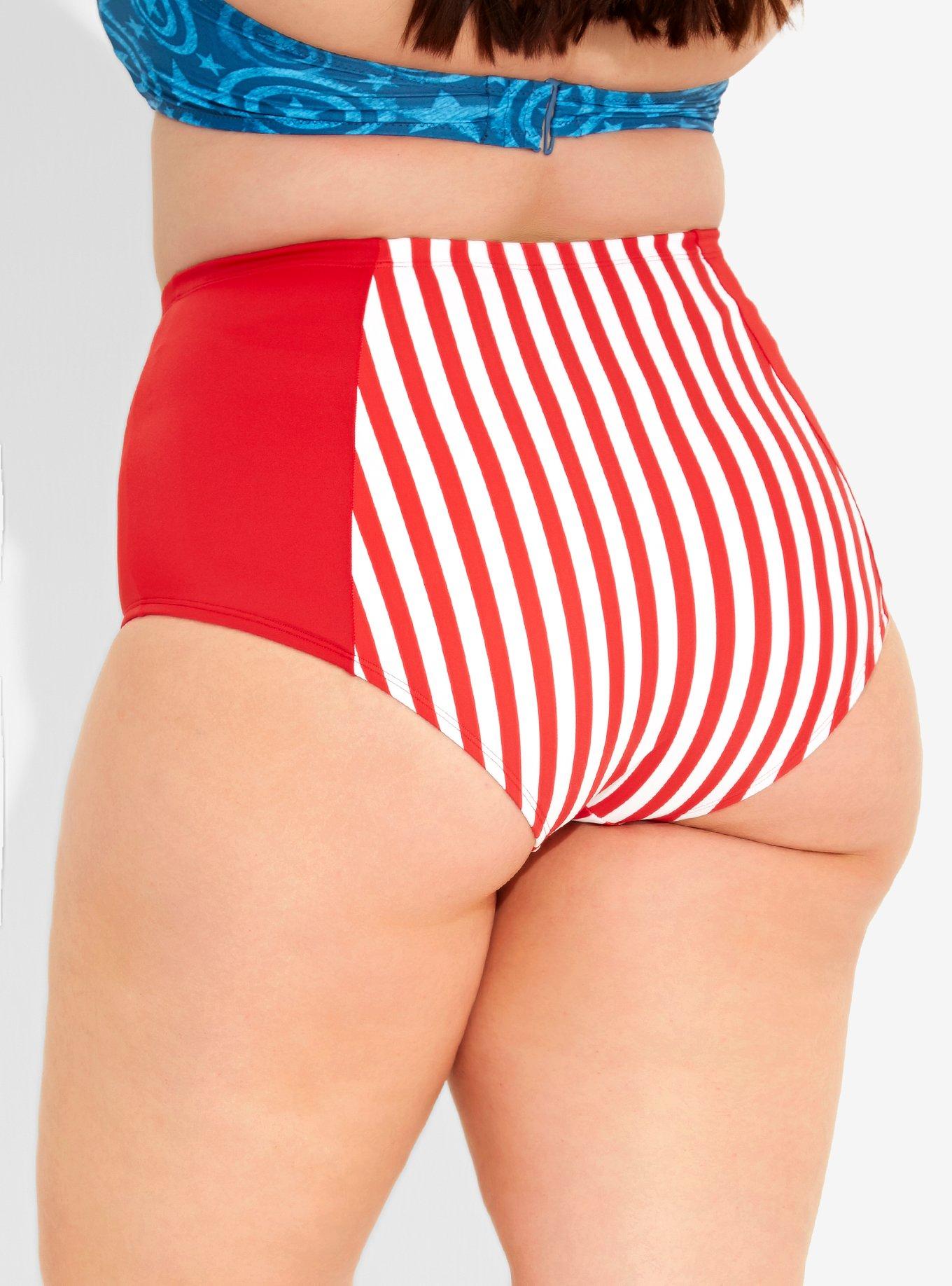 Marvel Captain America Swim Bottoms Plus Size, , alternate