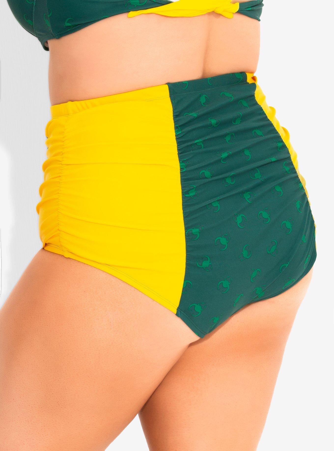 Marvel Loki Helmet Swim Bottoms Plus Size, , alternate