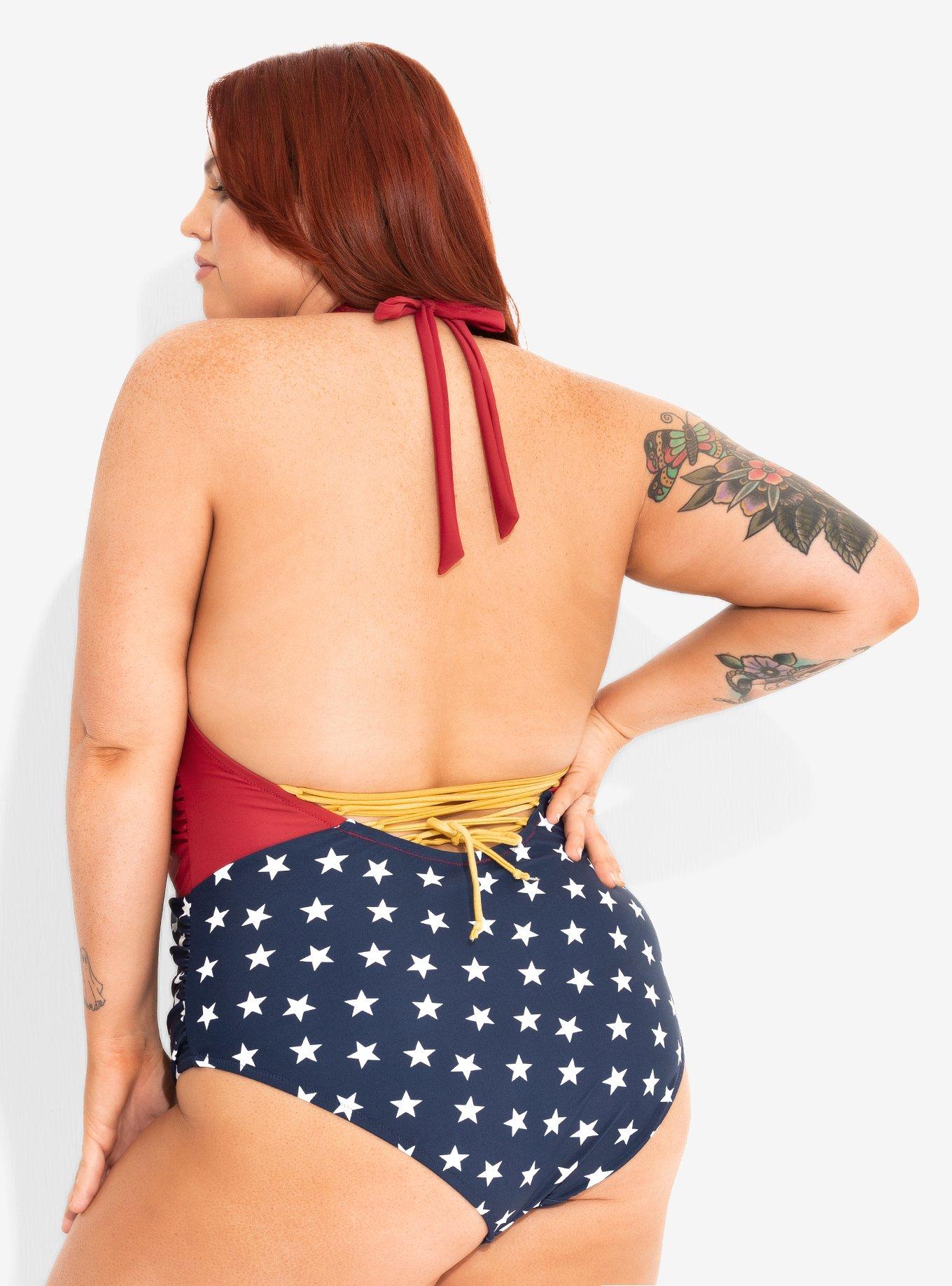 DC Comics Wonder Woman Swimsuit Plus Size