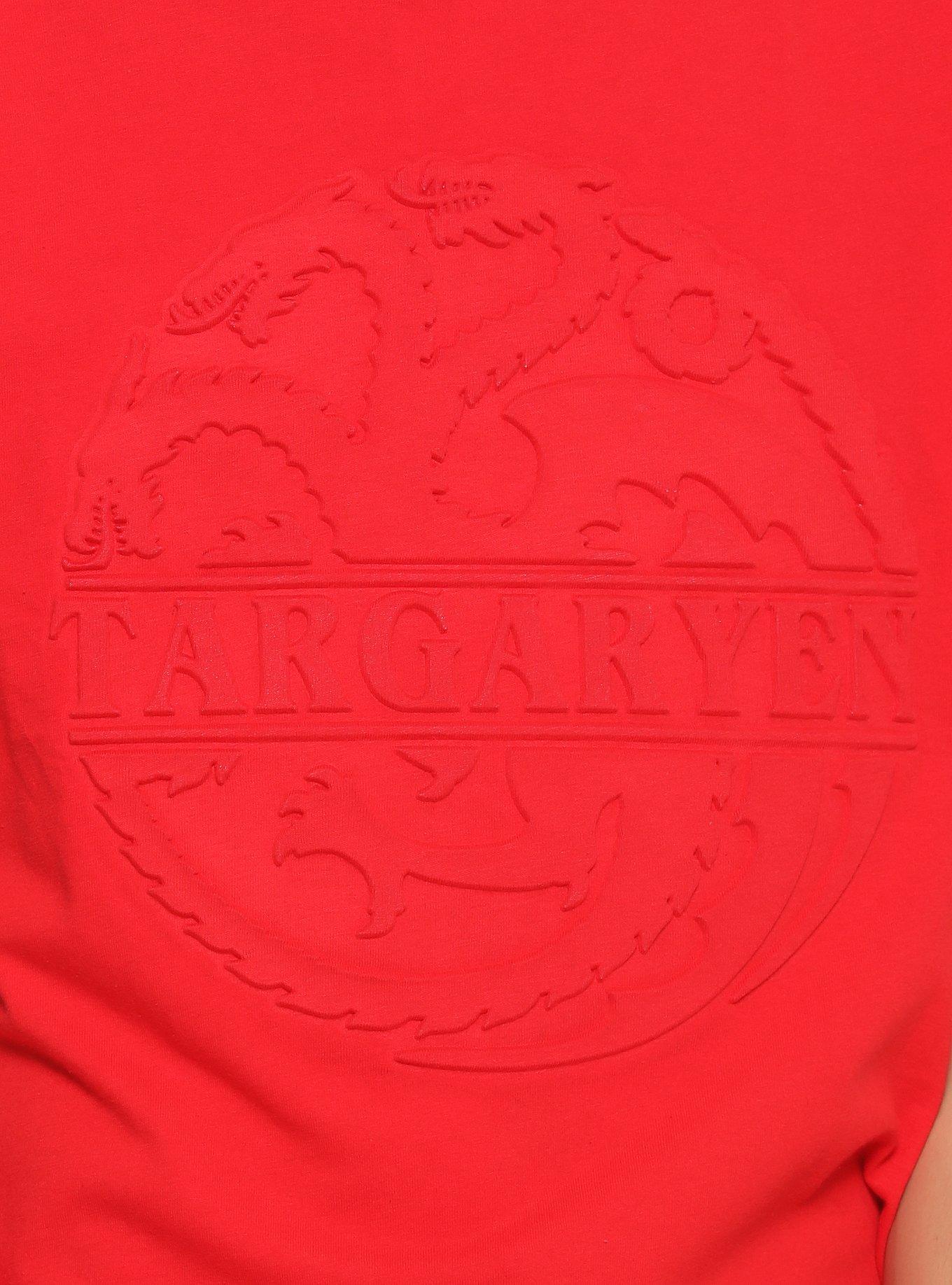 Game Of Thrones Targaryen Embossed Crest T-Shirt, , alternate