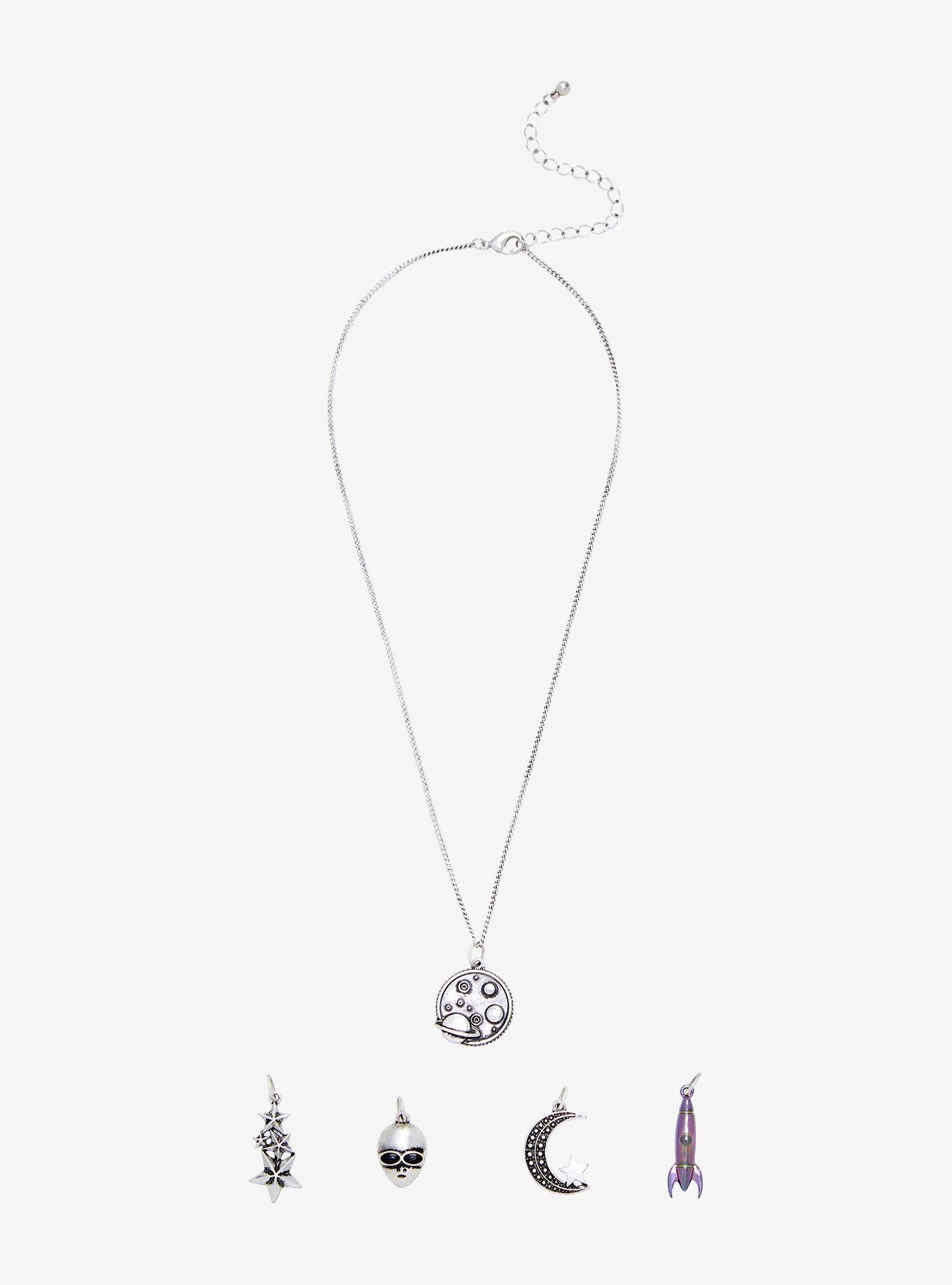 Cosmic Mood Alien Necklace Set, , alternate