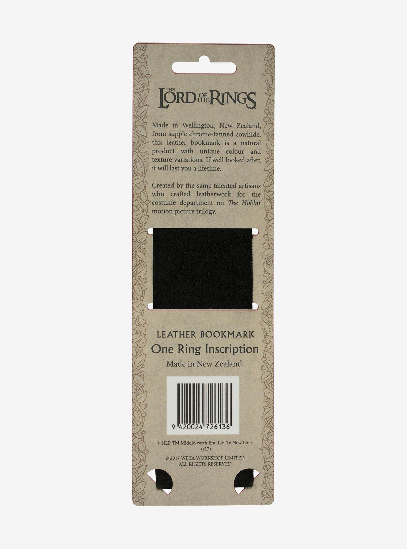 The Lord Of The Rings Leather Bookmark, , alternate