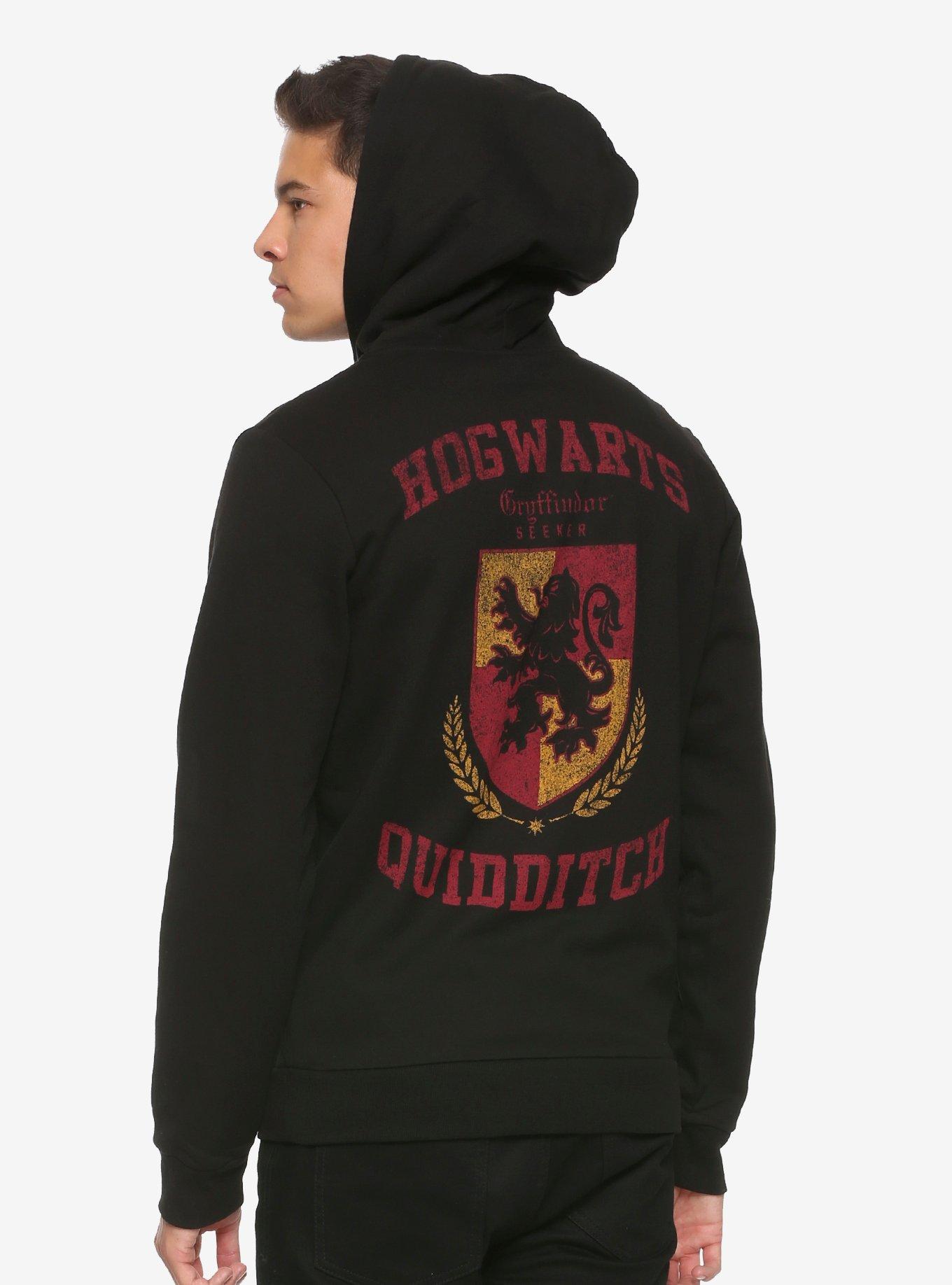Harry Potter Gryffindor Quidditch Crest Hoodie, , alternate