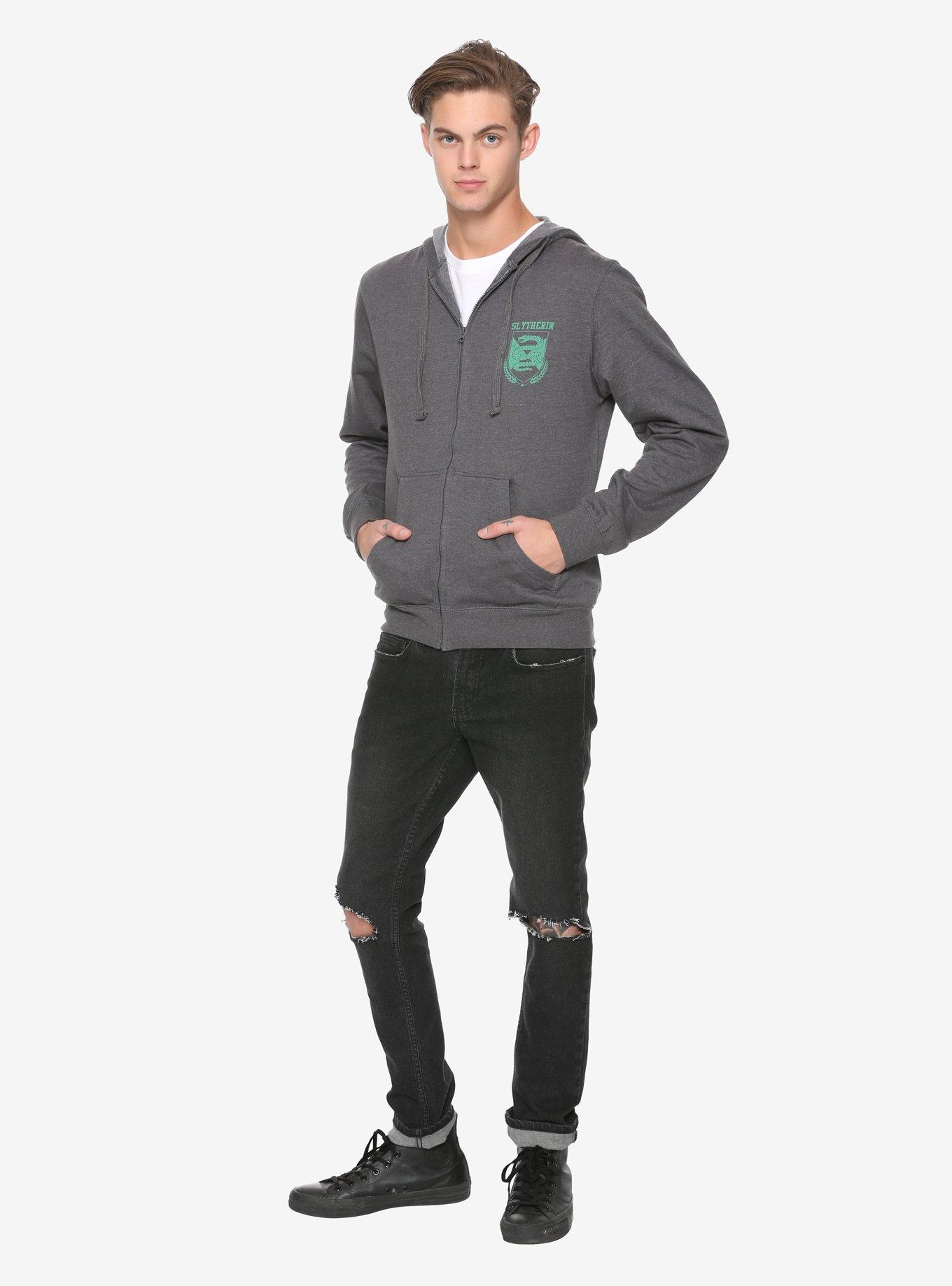 Harry Potter Slytherin Quidditch Team Zipper Hoodie, , alternate - view 2