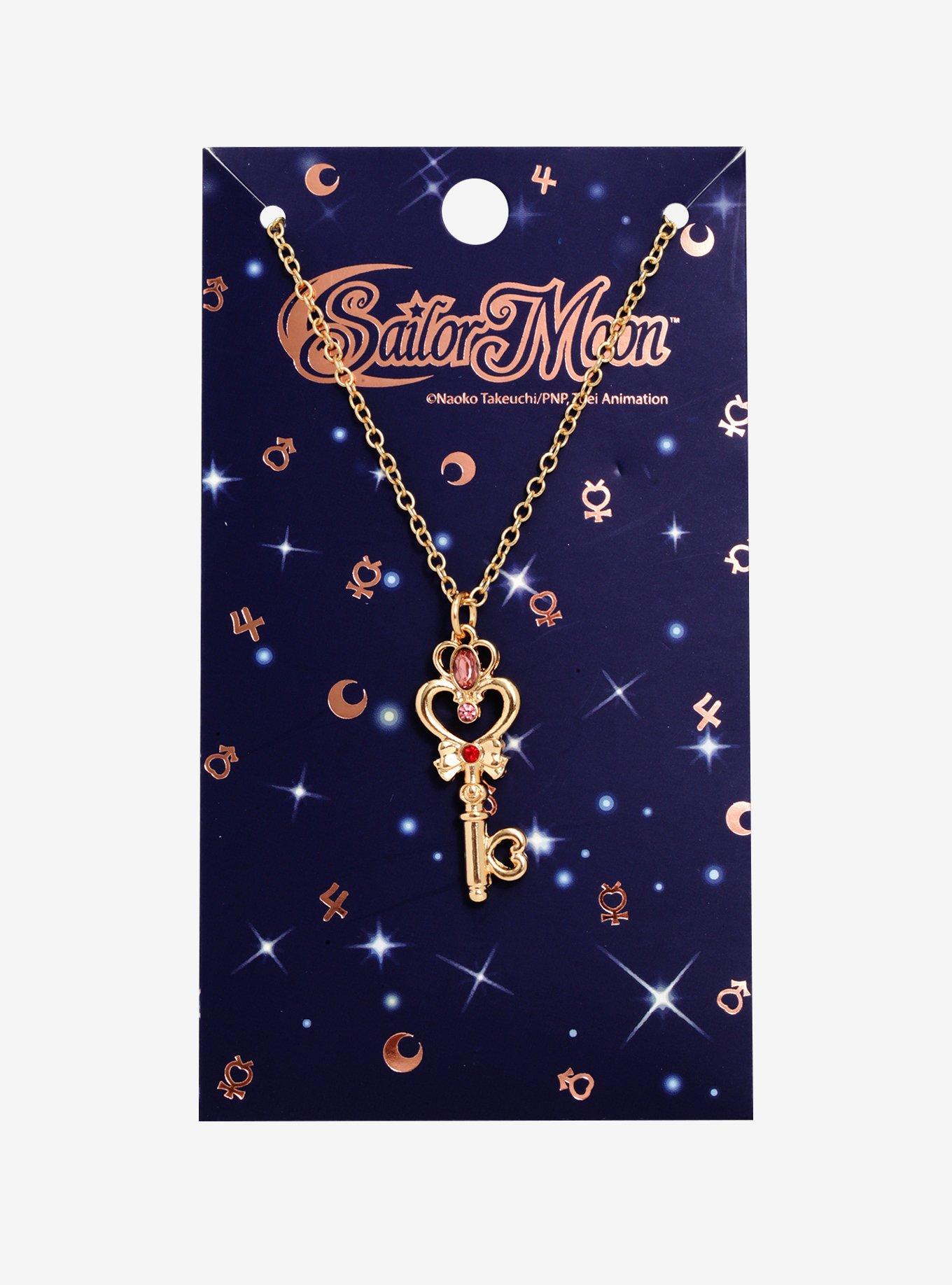 Sailor Mono Chibi Moon Space-Time Key Necklace, , alternate