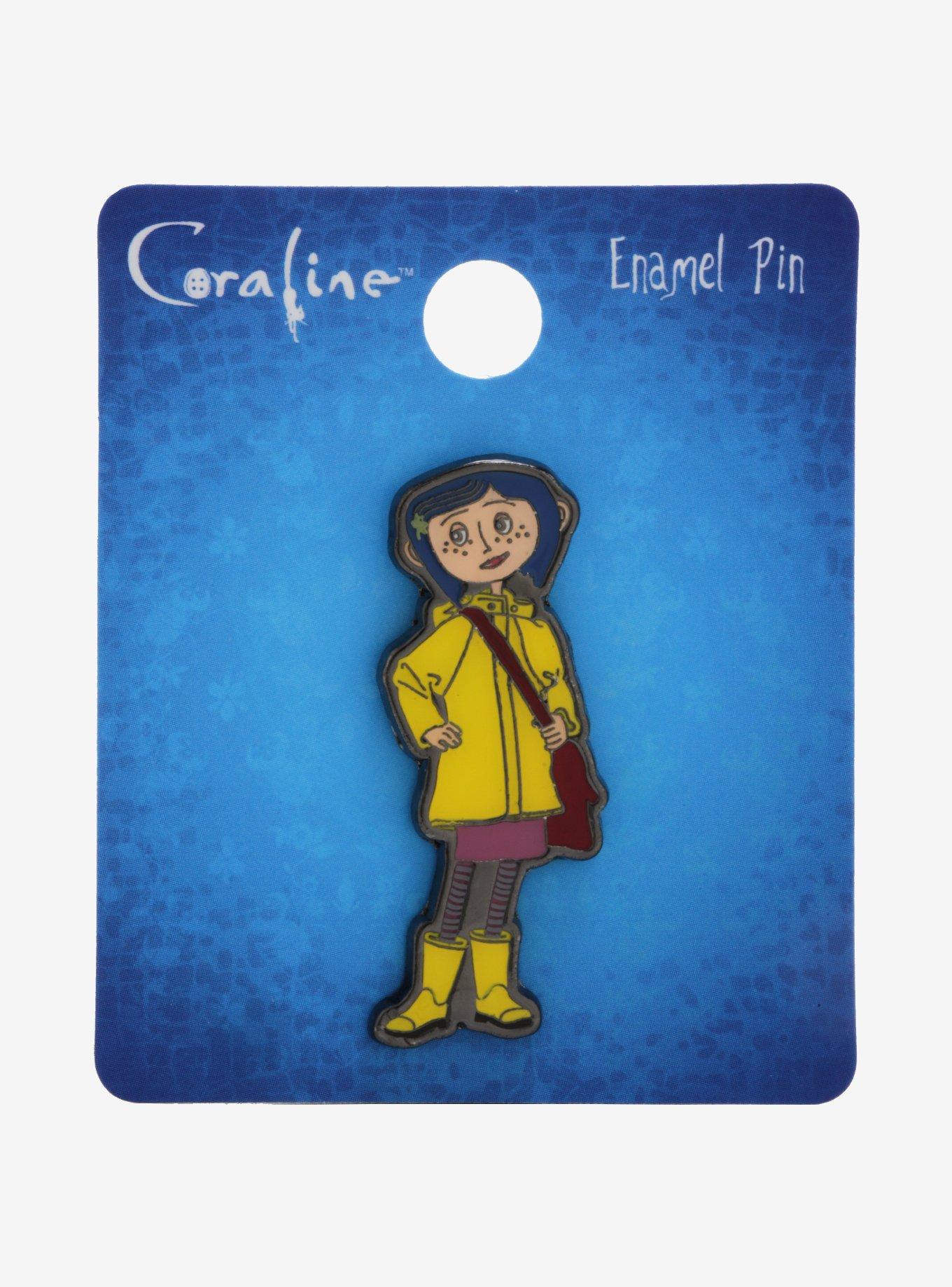 Coraline Enamel Pin - BoxLunch Exclusive, , alternate