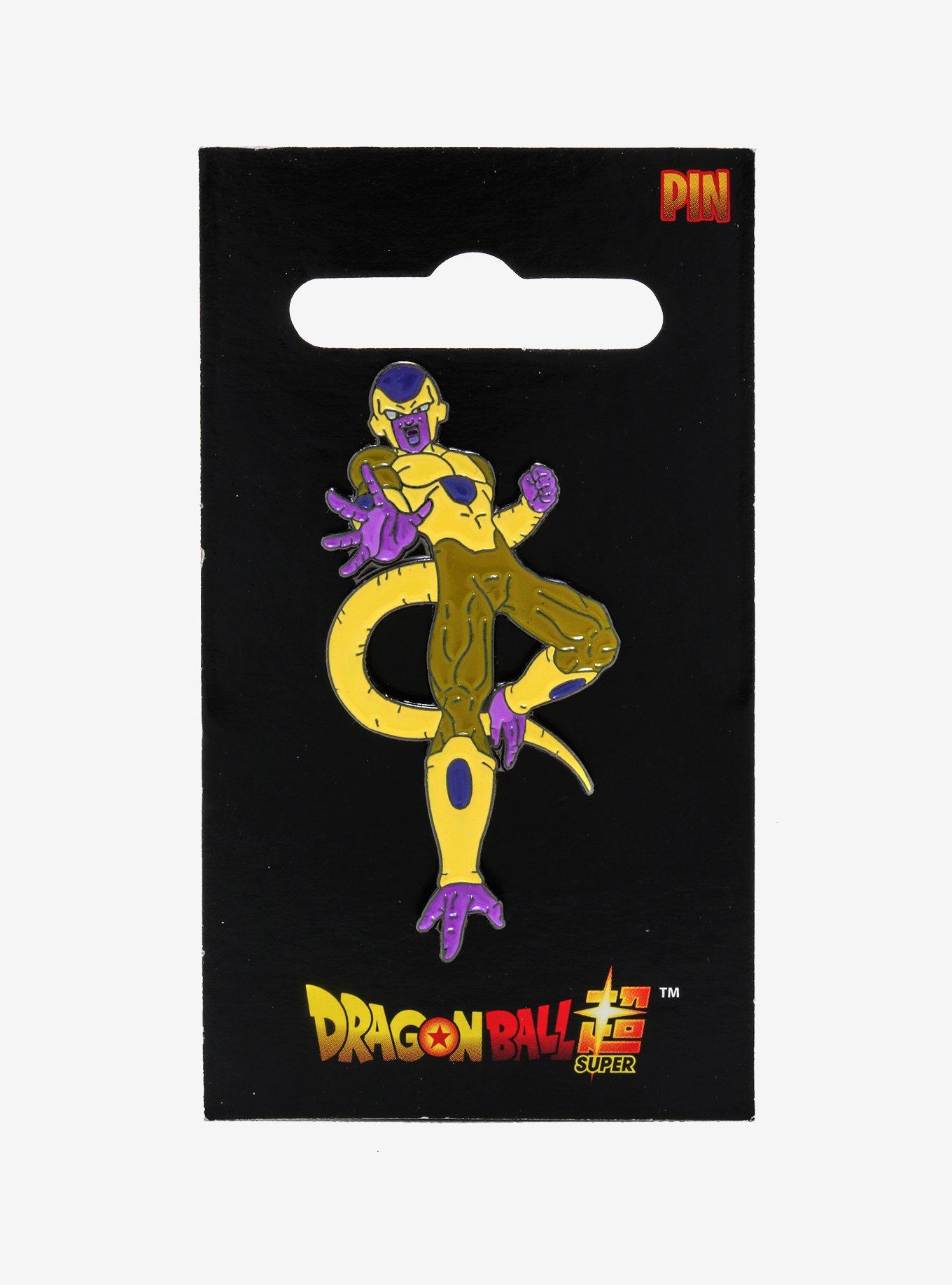 Dragon Ball Z Gold Frieza Enamel Pin - BoxLunch Exclusive, , alternate
